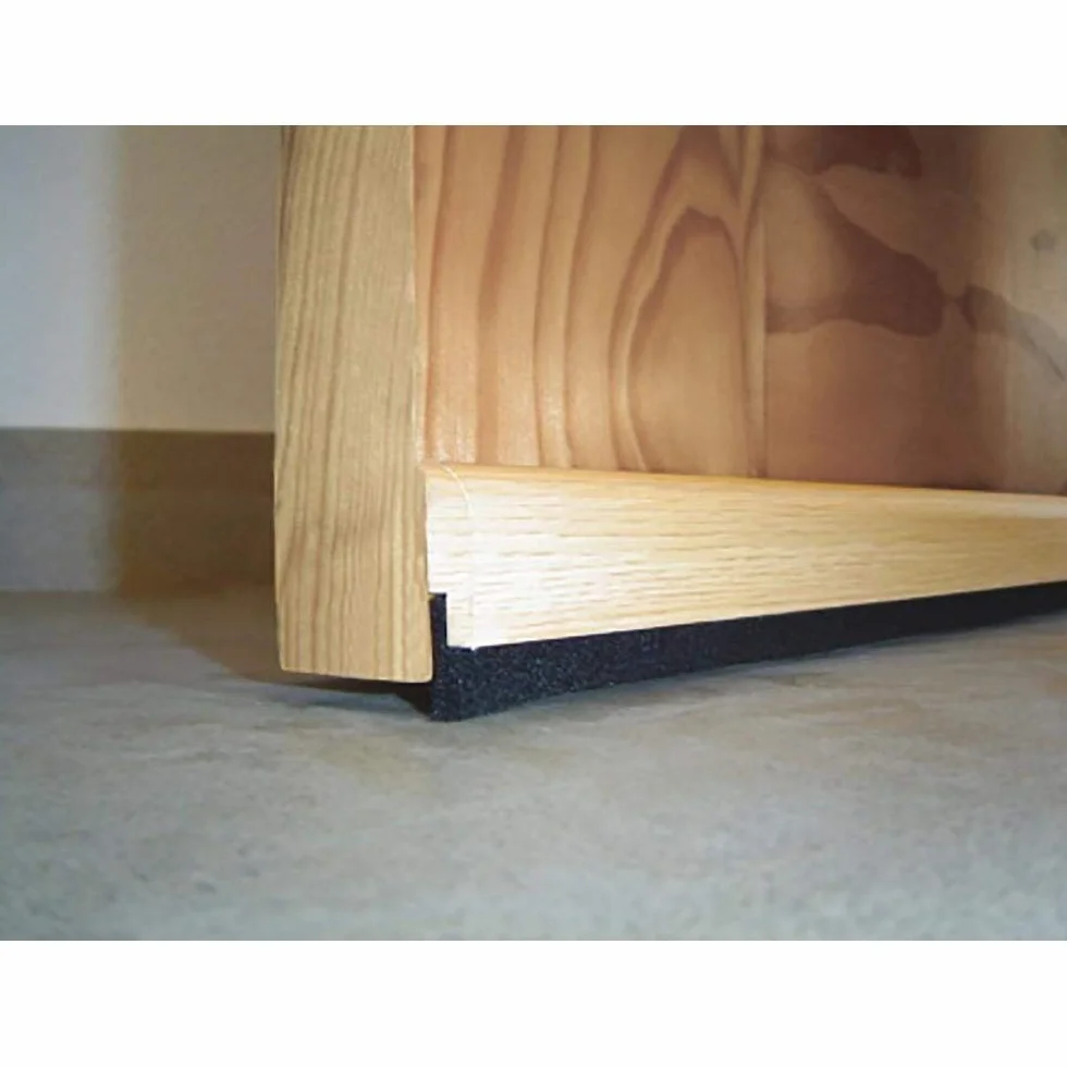 BURLETE BAJO PUERTA ADHESIVO CEPILLO BURCASA 091.5CM ROBLE MADERA