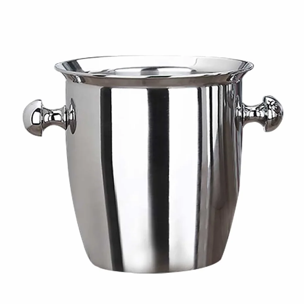 Cubo de hielo para vino - Recipiente de hielo de doble pared de acero | inoxidable - Enfriador de bebidas para , accesorios de bar, hotel, restaurante, hogar