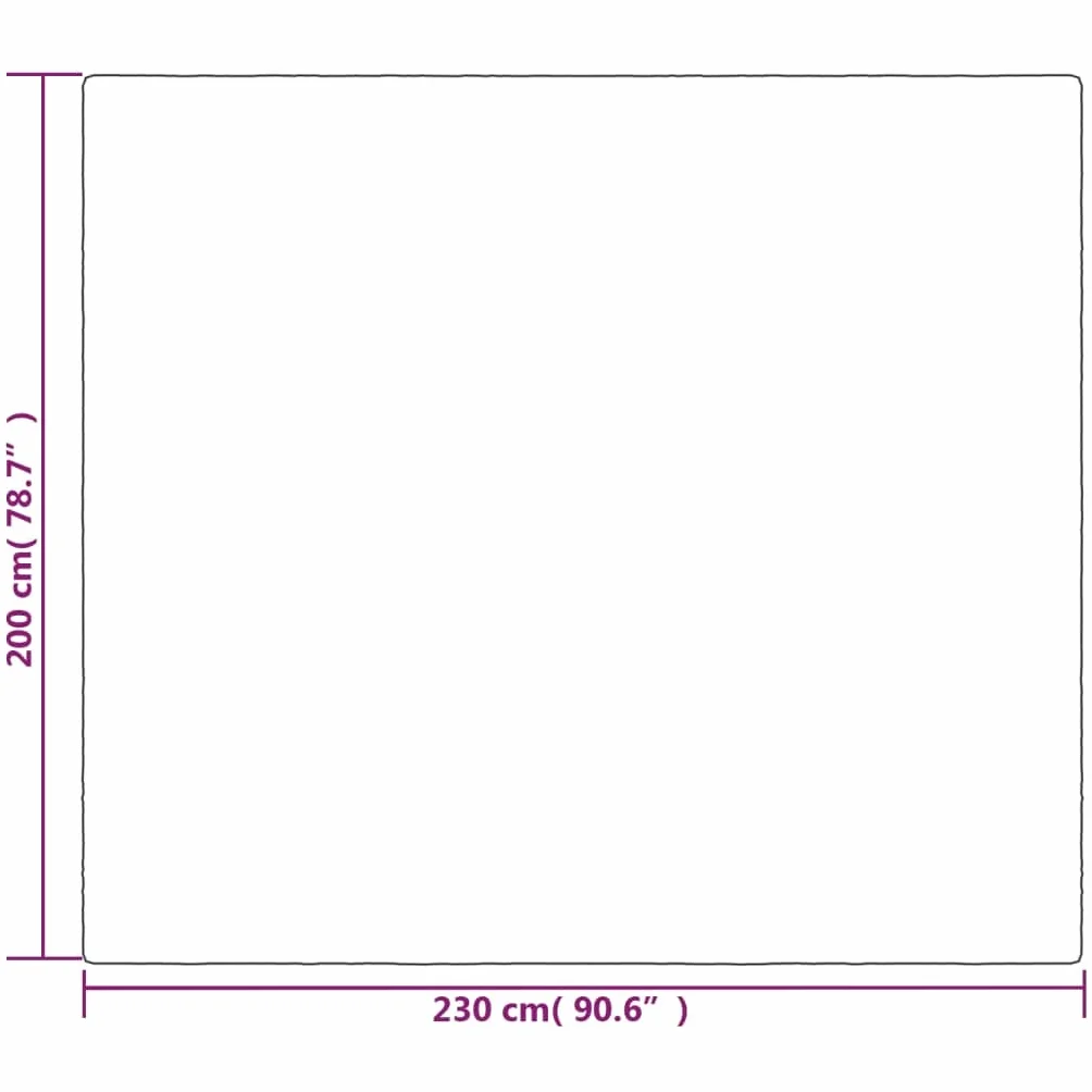 vidaXL Manta con Peso y Funda, Ropa de Cama, Manta para Salón Dormitorio, Manta Calmante para la Ansiedad, Tela Gris 200x230 cm 9 kg