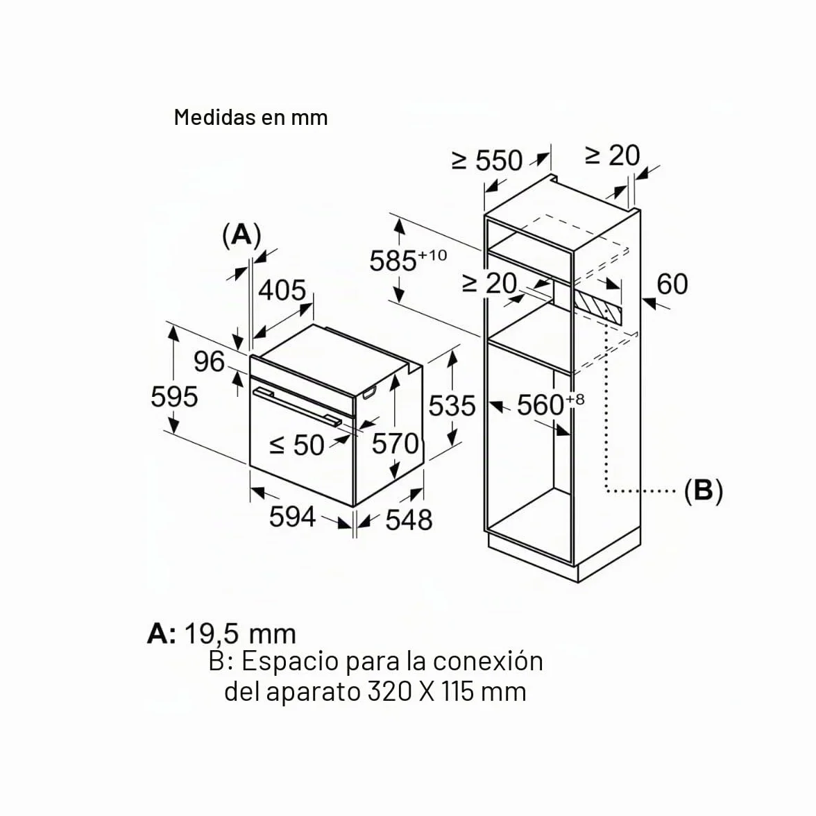 NEFF Horno pirólisis B5ACH7AN3F