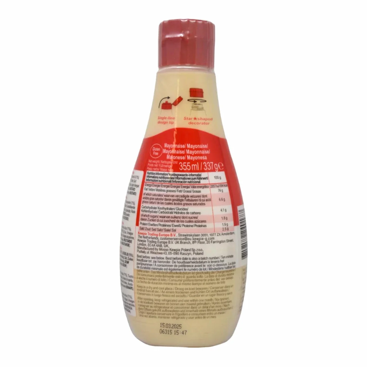 Kewpie Mayonesa dulce para sushi 355 ml