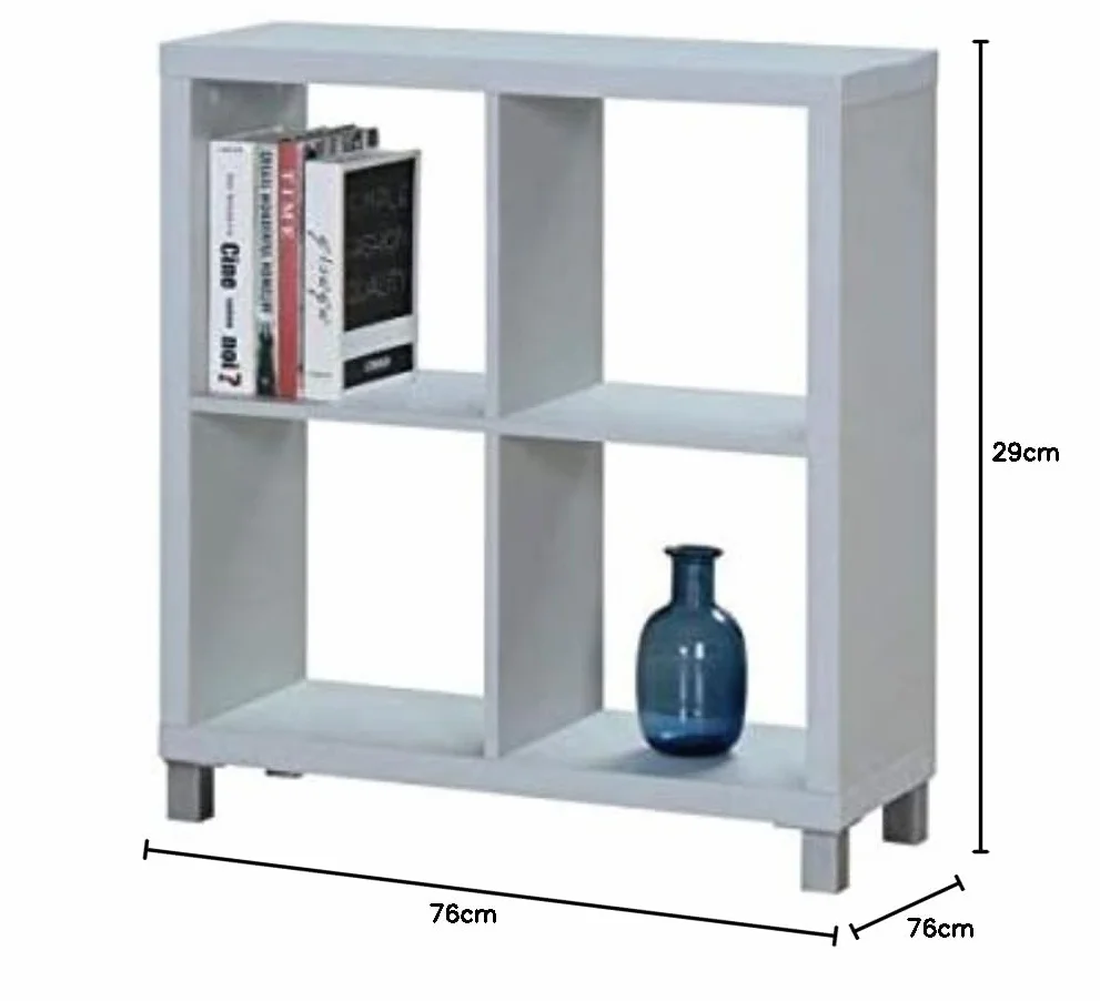 Estantería Kubox 4 Huecos Gris 83 x 76 x 29