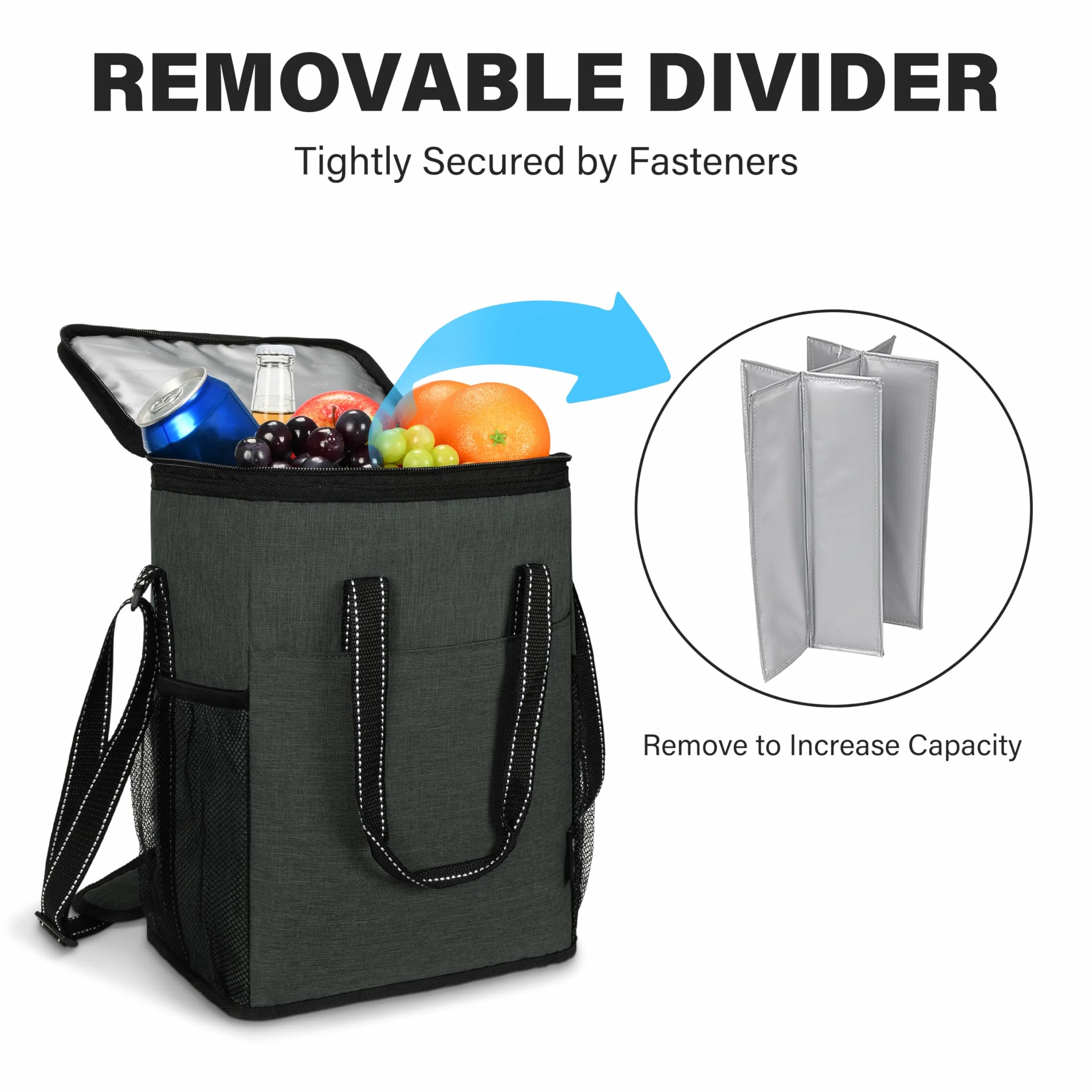 Kato Tirrinia Bolsa para Botellas de Vino y Cerveza de champán, Bolsa para 6 enfriadores de Vino con asa aislada y Correa para el Hombro, Bolsa de Transporte para 6 Botellas de Transporte para Viajes