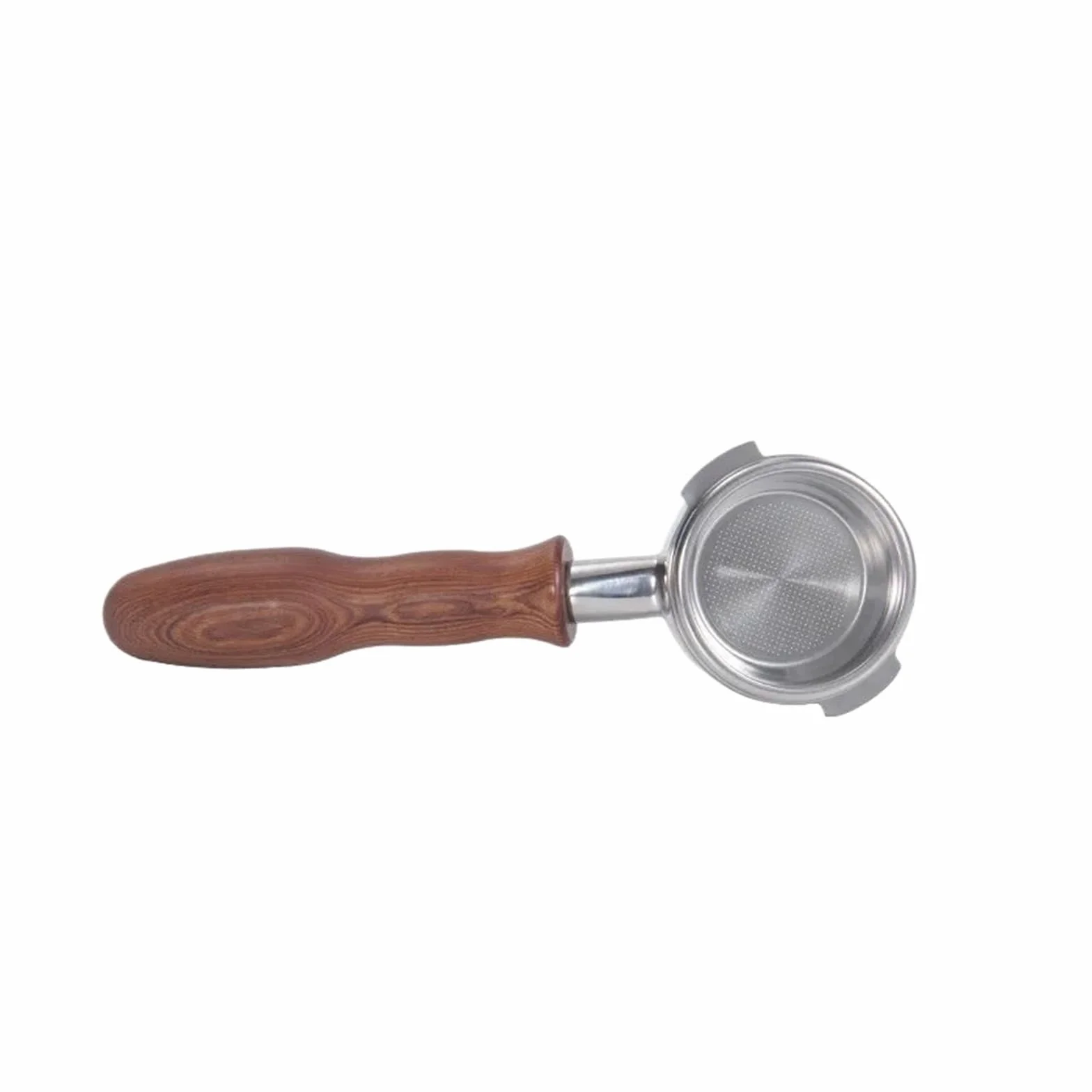 Compatible Con Nuova Simonelli, Cafetera, Portafiltro Sin Fondo De 58 Mm Con 2 Tazas, Cesta De 58 Mm, Mango De Filtro De Café(Red Rosewood 1pc)