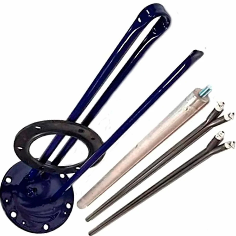 REPORSHOP Portavainas Termo Fagor Ø165x440 para 2 Resistencias + junta + anodo + 2 resis. 800w T32S002C0 AS0019133 - Compatible con Termos Fagor, Edesa y Aspes - para Calentadores de Agua Eléctricos