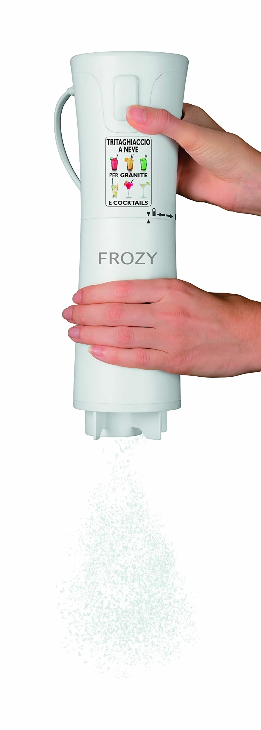 Macom Just Kitchen 861 Triturador de hielo eléctrico para granizados y cócteles