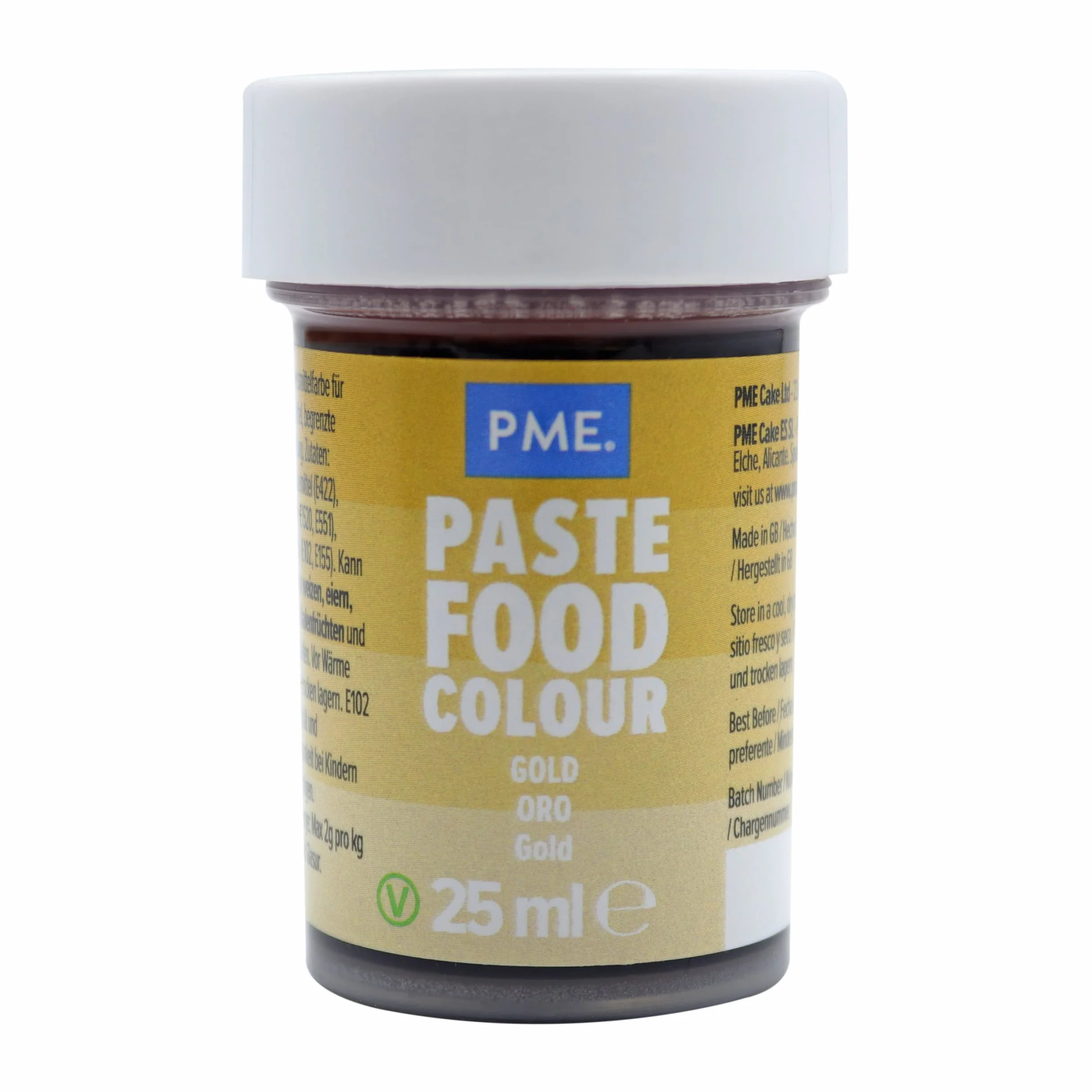 PME Colorante Alimentario en Pasta Dorado 25g