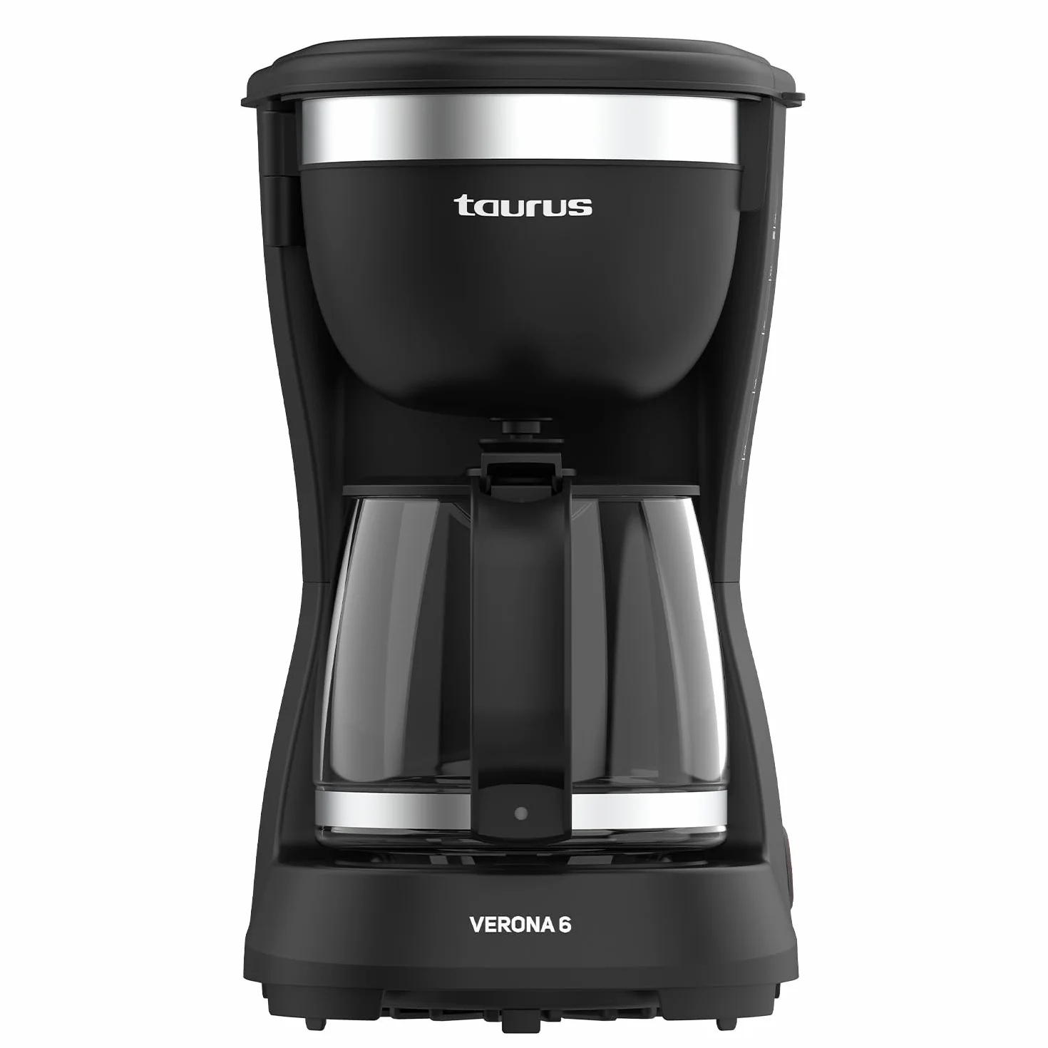 Taurus Verona 6 Cafetera de Goteo 600W 600ml BPA Free Negro Mate
