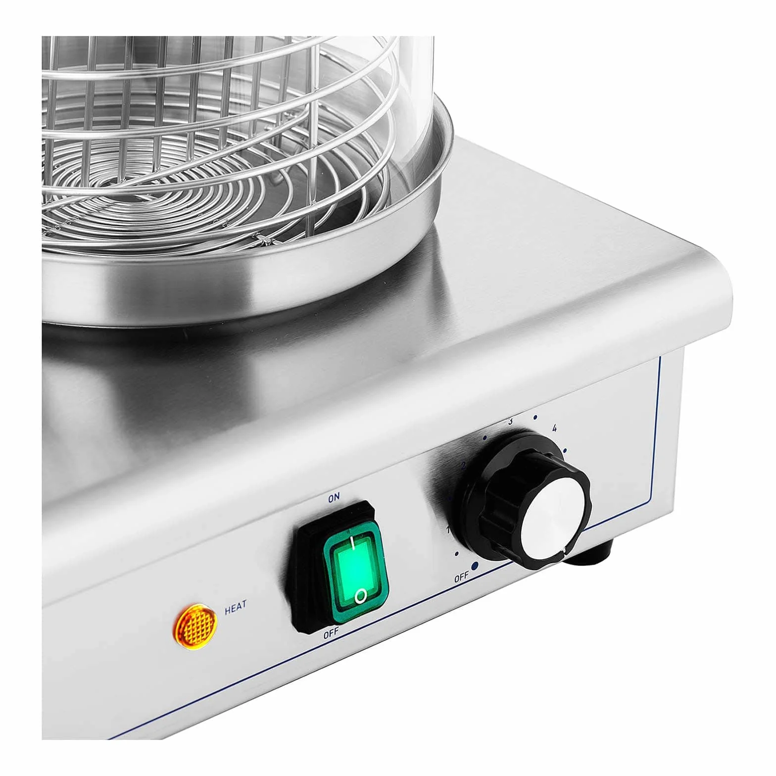 Royal Catering RCPHW 650 Máquina de perritos calientes 550 W 4 Heizspieße máquina de Hot Dogs aparato para perritos calientes aparato para Hot Dogs máquina para hacer Hot Dogs