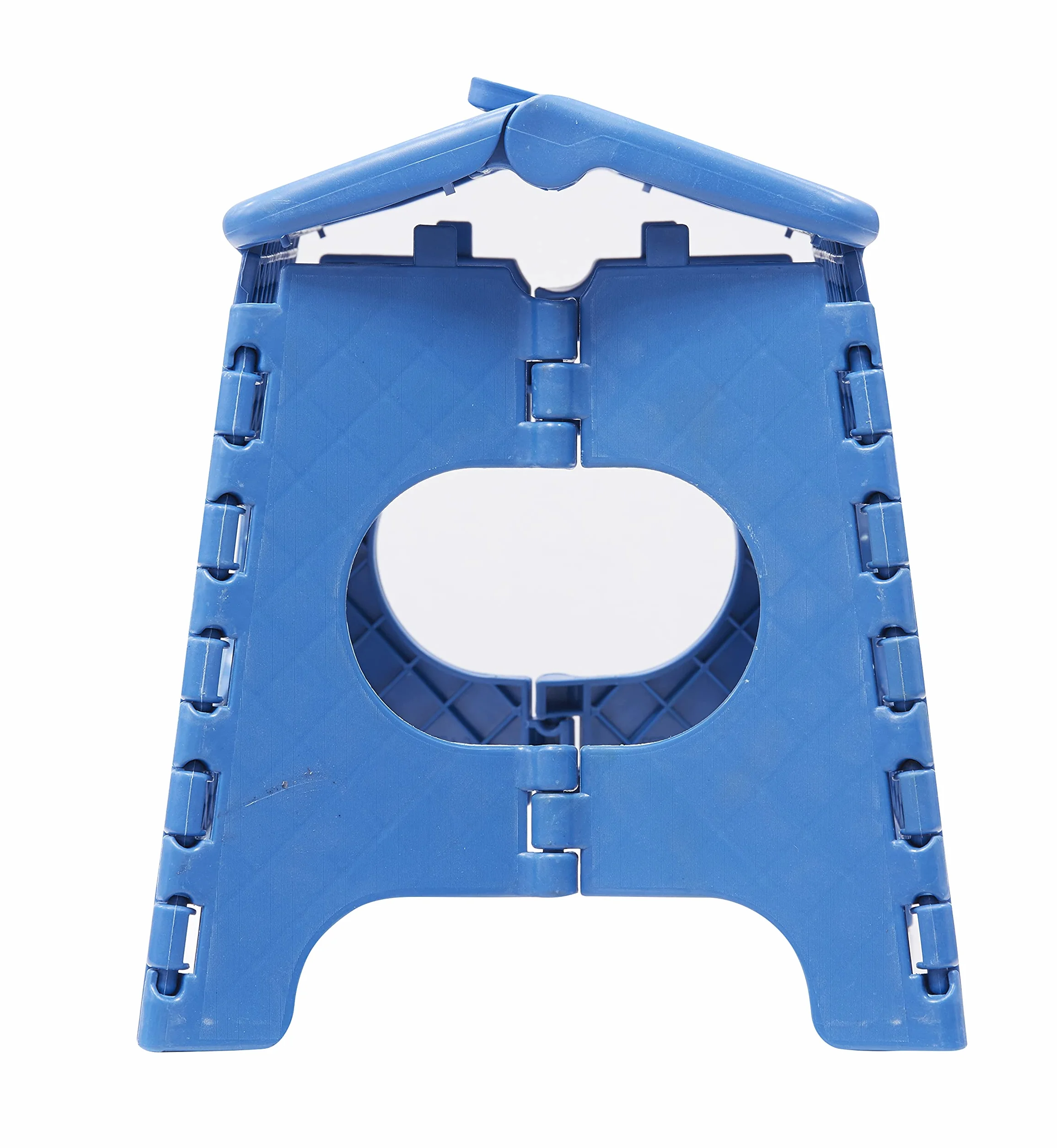 Arregui Taburete Plegable de Cocina, Escalera Pequeña, Azul, 27 cm Altura
