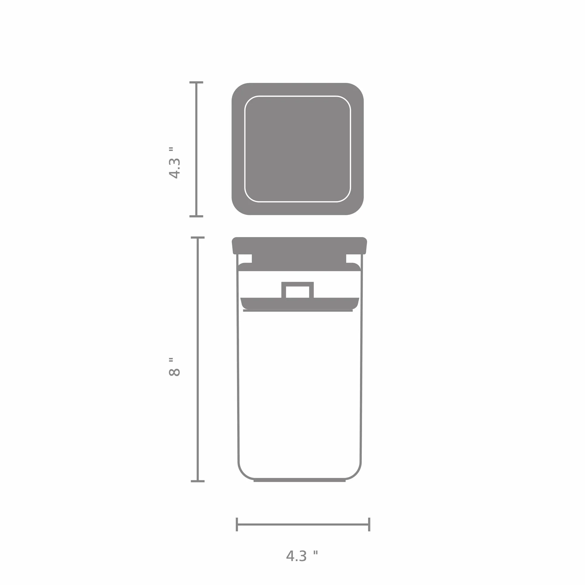 Brabantia TASTY Tarro de fermentación 1,6 L plástico con cierre de silicona y disco prensador para kimchi y chucrut Jade Green