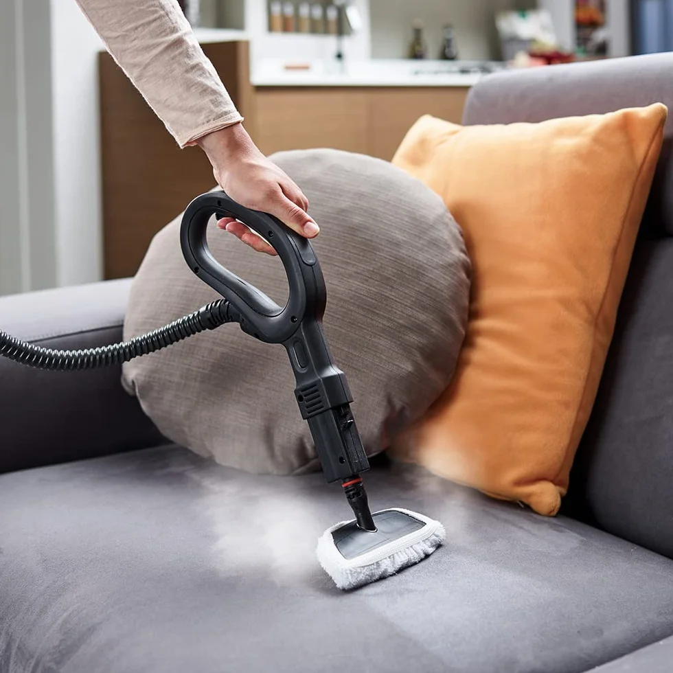 Polti Vaporetto Smart 100 T Steam Cleaner, 4 Bar High Pressure Boiler, 1500 W, 8 Akcesoriów, Biały Turkusowy