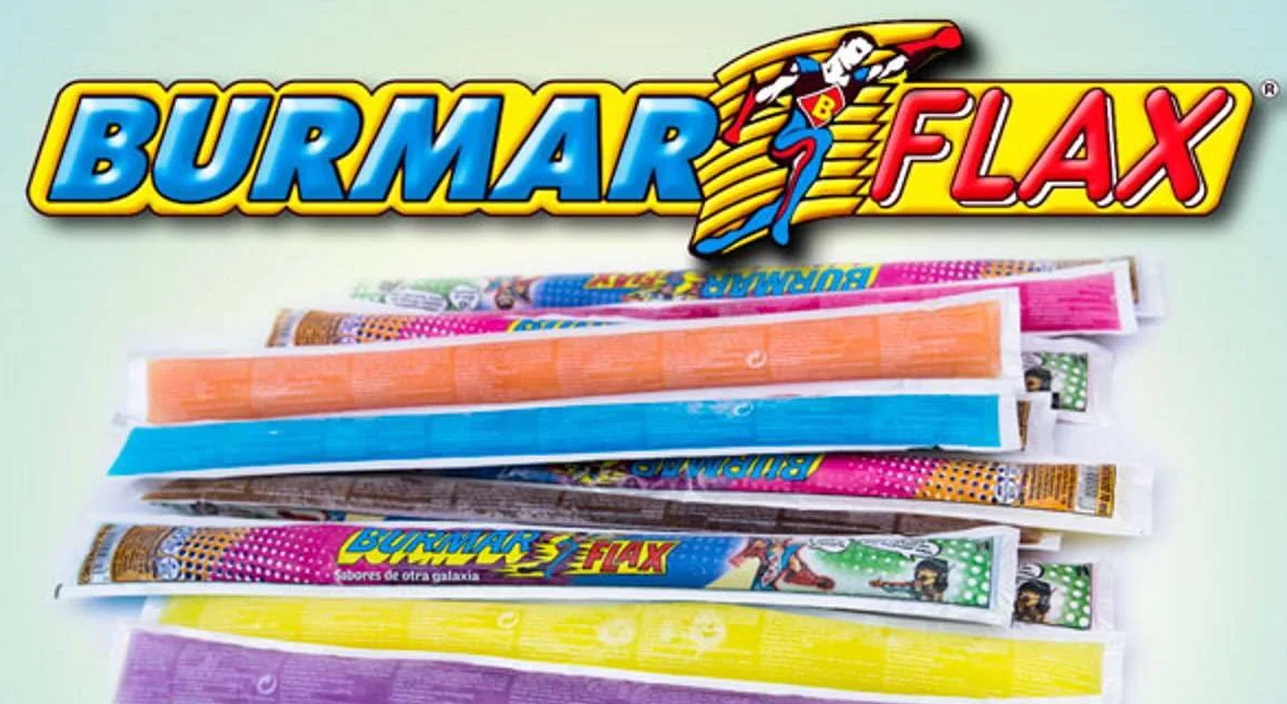 Polo Flax Burmar 135 ml Caja 48 Unidades Golosina Líquida para Congelar Sabores Cola Lima Naranja Limón Fresa Tropical