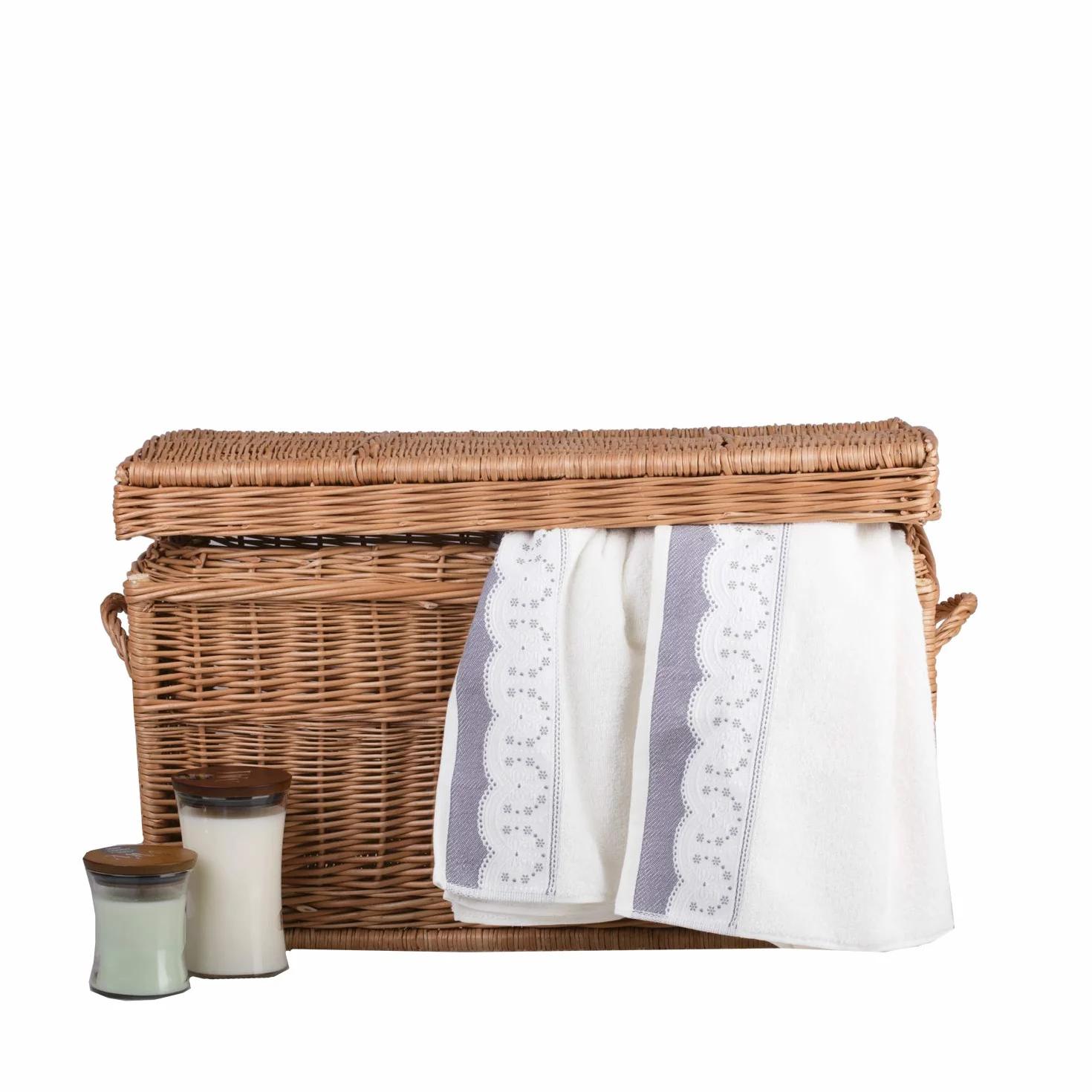 e-wicker24 Alles aus Weide Cesta de mimbre para guardar objetos y como cesta de ropa o cesta de juguetes, armario de lavandería para ropa sucia de mimbre trenzado (natural)