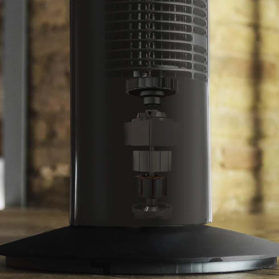 Cecotec EnergySilence 890 Skyline Ventilador de Torre 50W 76cm Oscilación Motor Cobre 3 Velocidades Negro