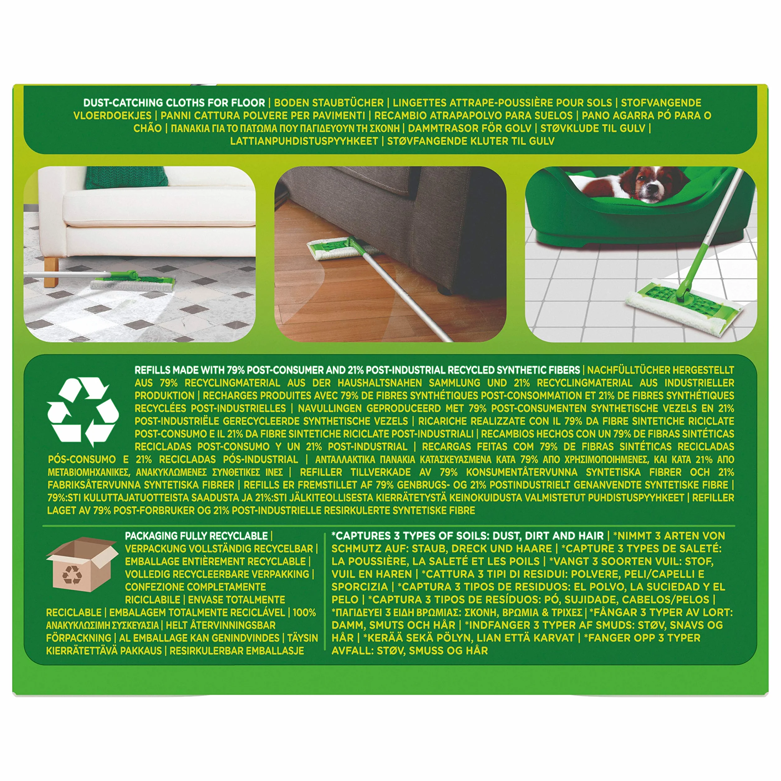 Swiffer Juego de recambio para mopa