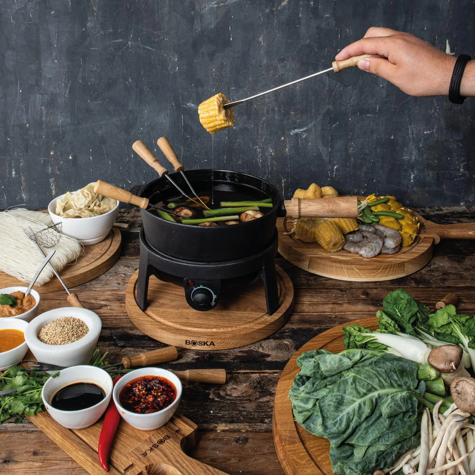 Boska Fondue-Set Pro, elektrisch