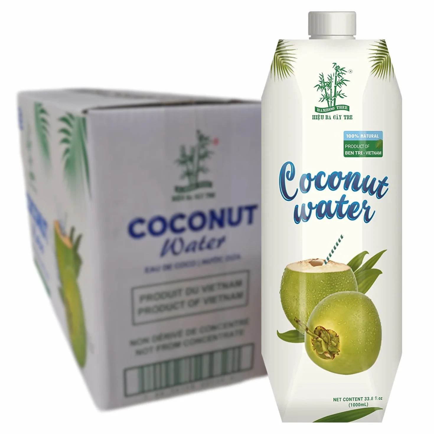 BAMBOO TREE Agua de Coco Multipack 12 x 1 LTR