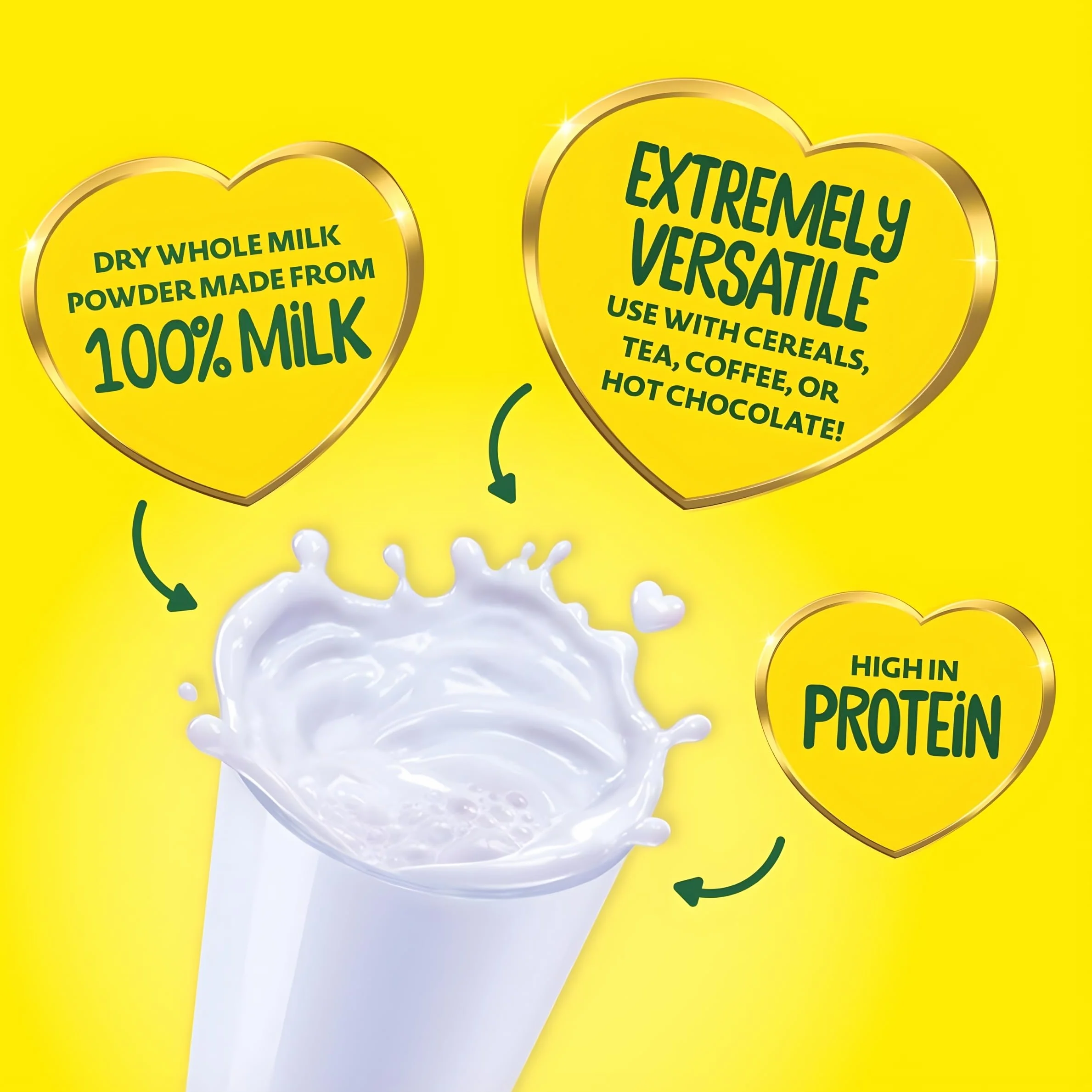 Nestlé NIDO Leche en Polvo Entera Instantánea 400g Alto Contenido en Proteínas y Calcio