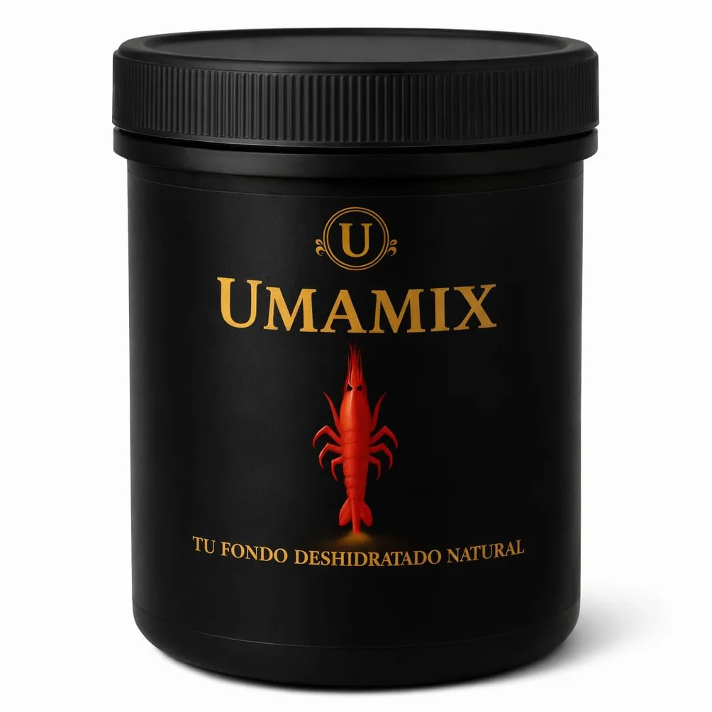 FUMET CARABINERO + ARROZ MOLINO ROCA - UMAMIX - Los Fondos Secretos Naturales que usan los Chefs de Alta Cocina (Pack)