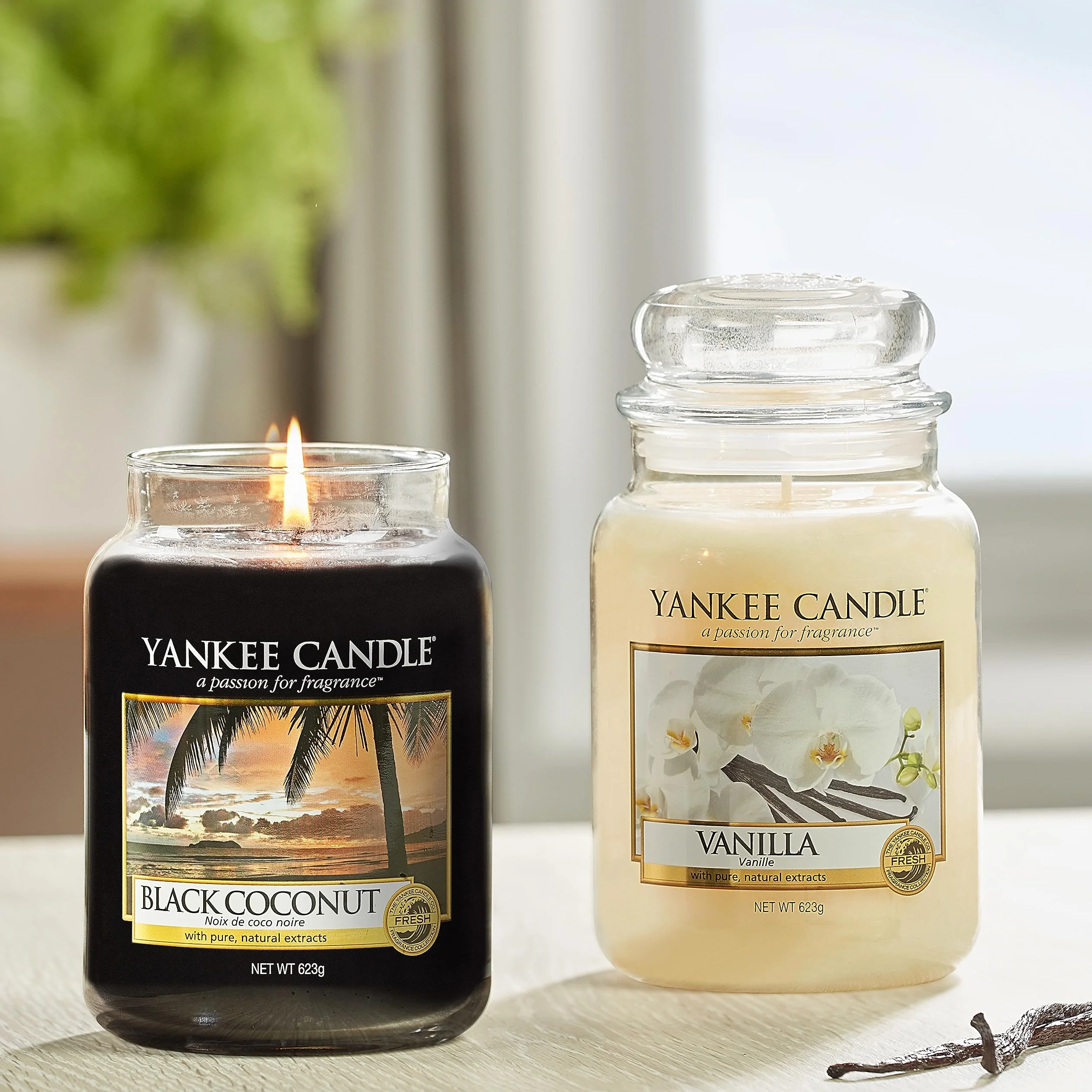 Yankee Candle Black Coconut vela tarro grande larga duración hasta 150 h regalo mujer