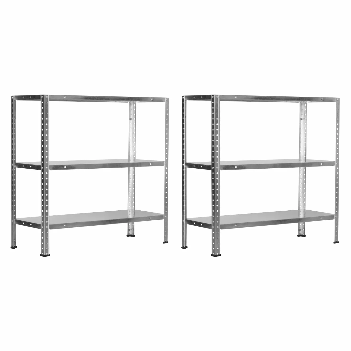 Estanterías Modulares Metálicas SteelSmart 7H SEVEN HOUSE 70x30x70cm 120kg Pack 2
