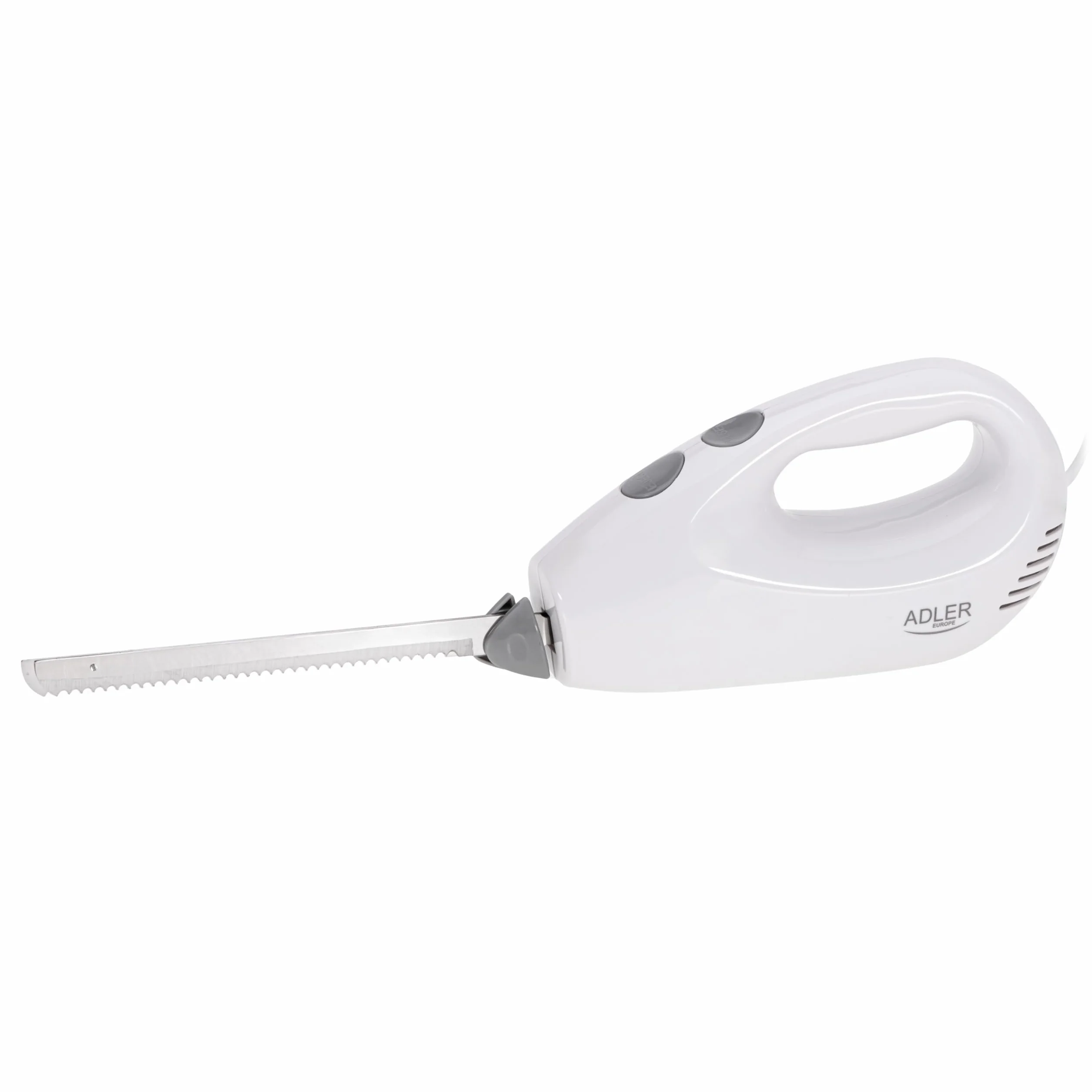 ADLER - Cuchillo eléctrico, 180 W, blanco