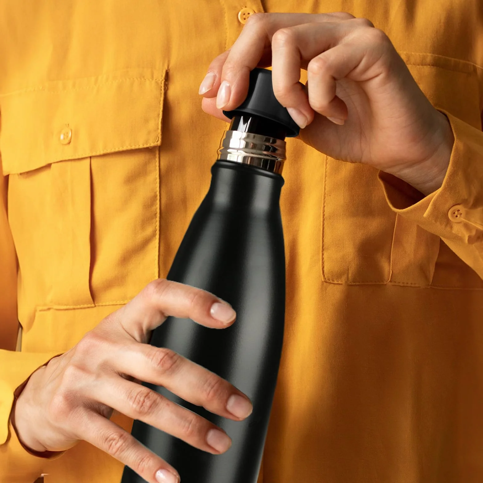 Mont-Clair Butelka Termiczna ze Stali Nierdzewnej 500ml Izolowana Podwójną Ścianą