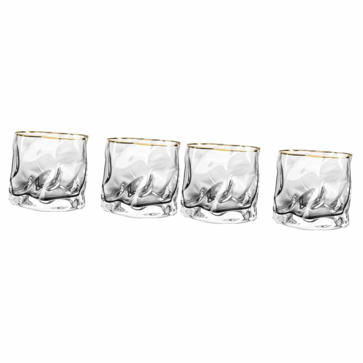 PRETYZOOM 4 Piezas jarro de Cerveza Taza de café de Viaje Claro Taza para Beber Tazas de Agua Vasos Cafe Vaso de Cerveza Vaso de Whisky de Bar Copa de Cristal de Barra Vidrio Reutilizable