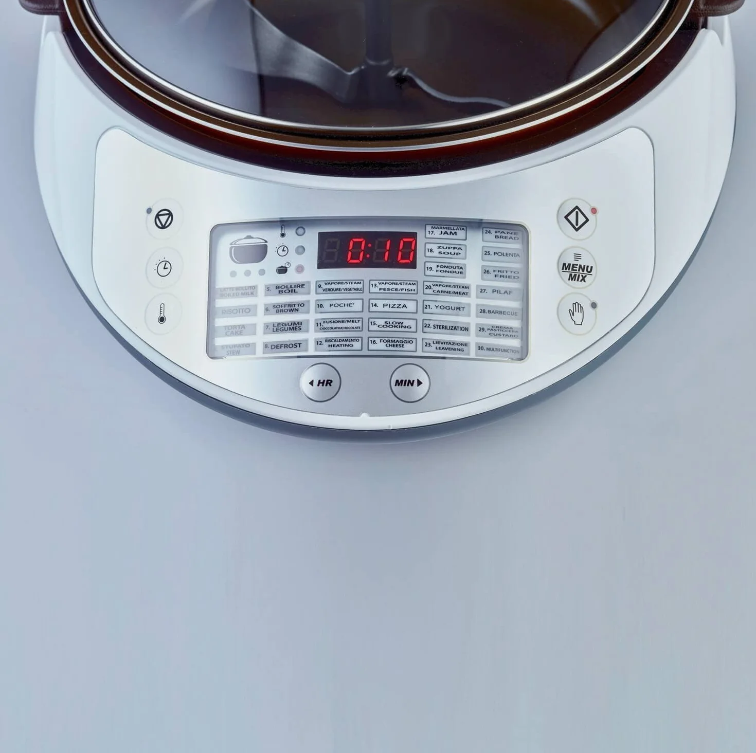Ariete Olla a presión multifunción 2945 Multicooker Twist, 5 l, LCD, 30 programas, blanco/gris