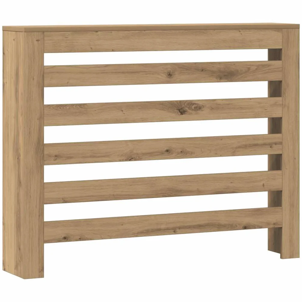 Cubierta de radiador Madera Color Roble 104x20x82 cm
