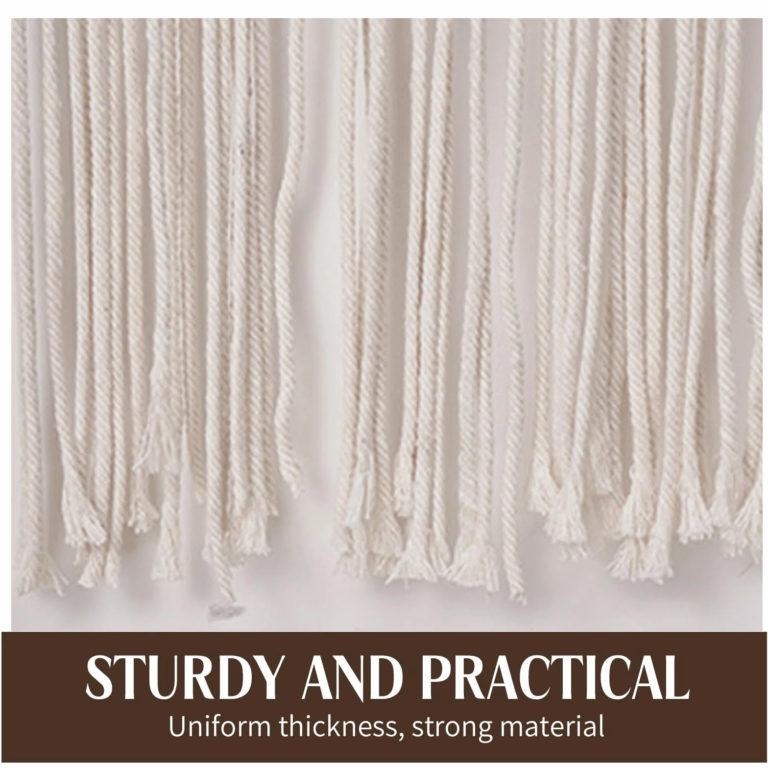 OUGPIU Cortina Bohemia de Macramé,90x200cm Cortina para Colgar en la Pared,Tapiz Puerta Ventana Divisor Armario Decoración Pared,Cortinas Tejidas a Mano Para Arco de Boda,Sala de Estar,Habitación