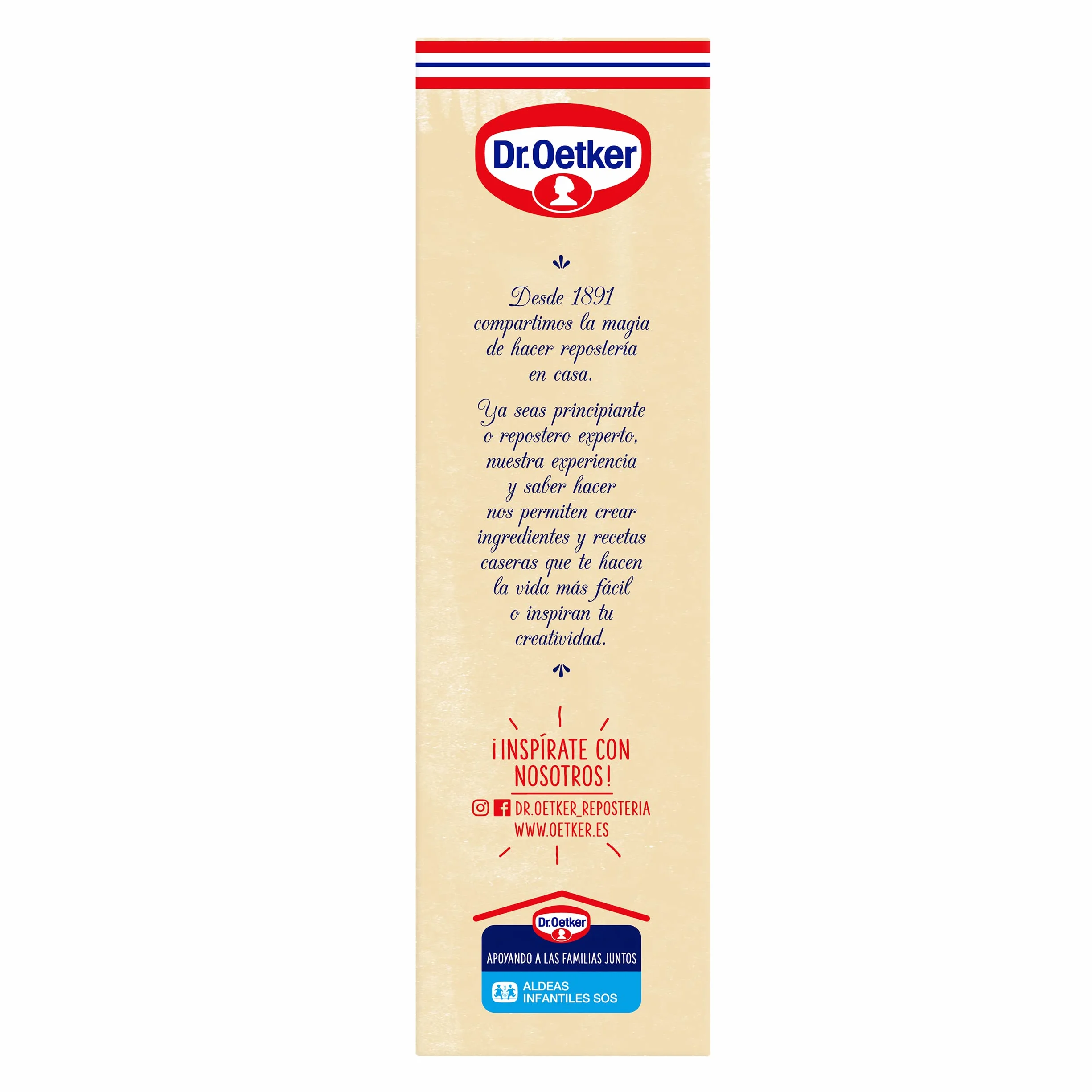 DR. OETKER Pastel de Zanahoria, Preparado para Tarta de Zanahoria con Crema de Queso 265g + 50g + Molde, 8 Raciones