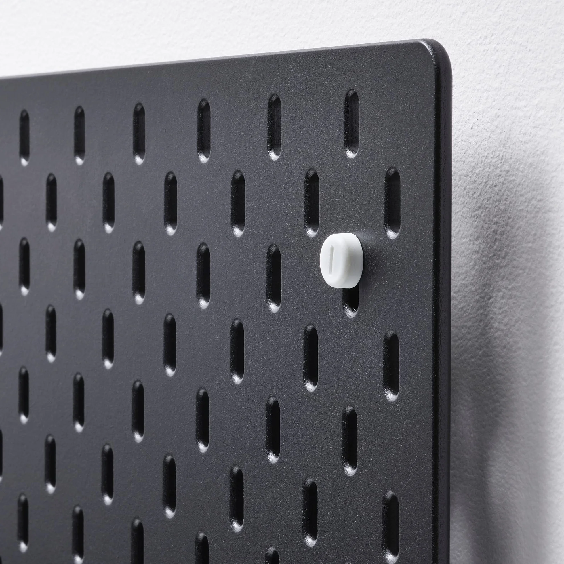 IKEA SKÅDIS Panel de Clavijas 76x56 cm Negro