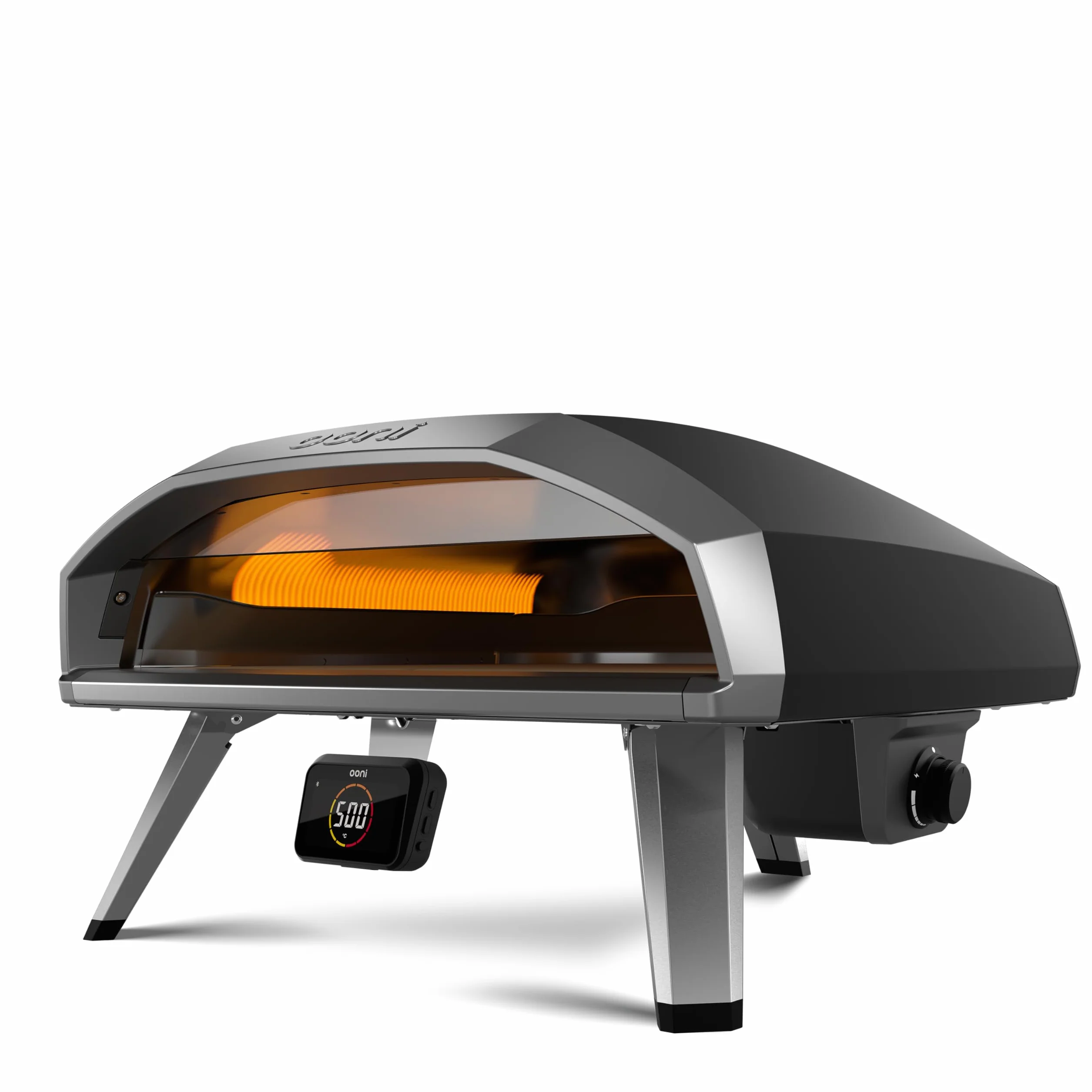 Ooni Koda 2 Pro 18" Horno de Pizza a Gas Negro/Gris Portátil 2 Zonas de Cocción 30 mBar