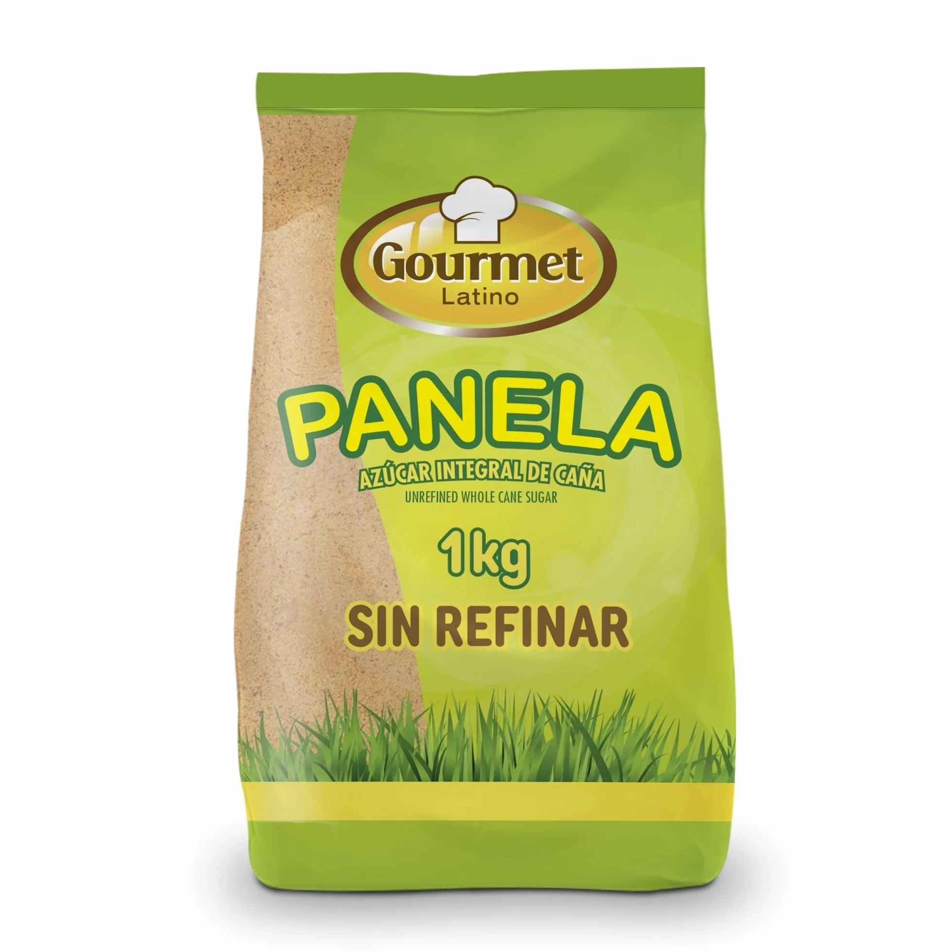 Panela Pulverizada 1 kg Rica en Vitaminas y Minerales Azúcar Integral de Caña Sin Refinar Gourmet Latino
