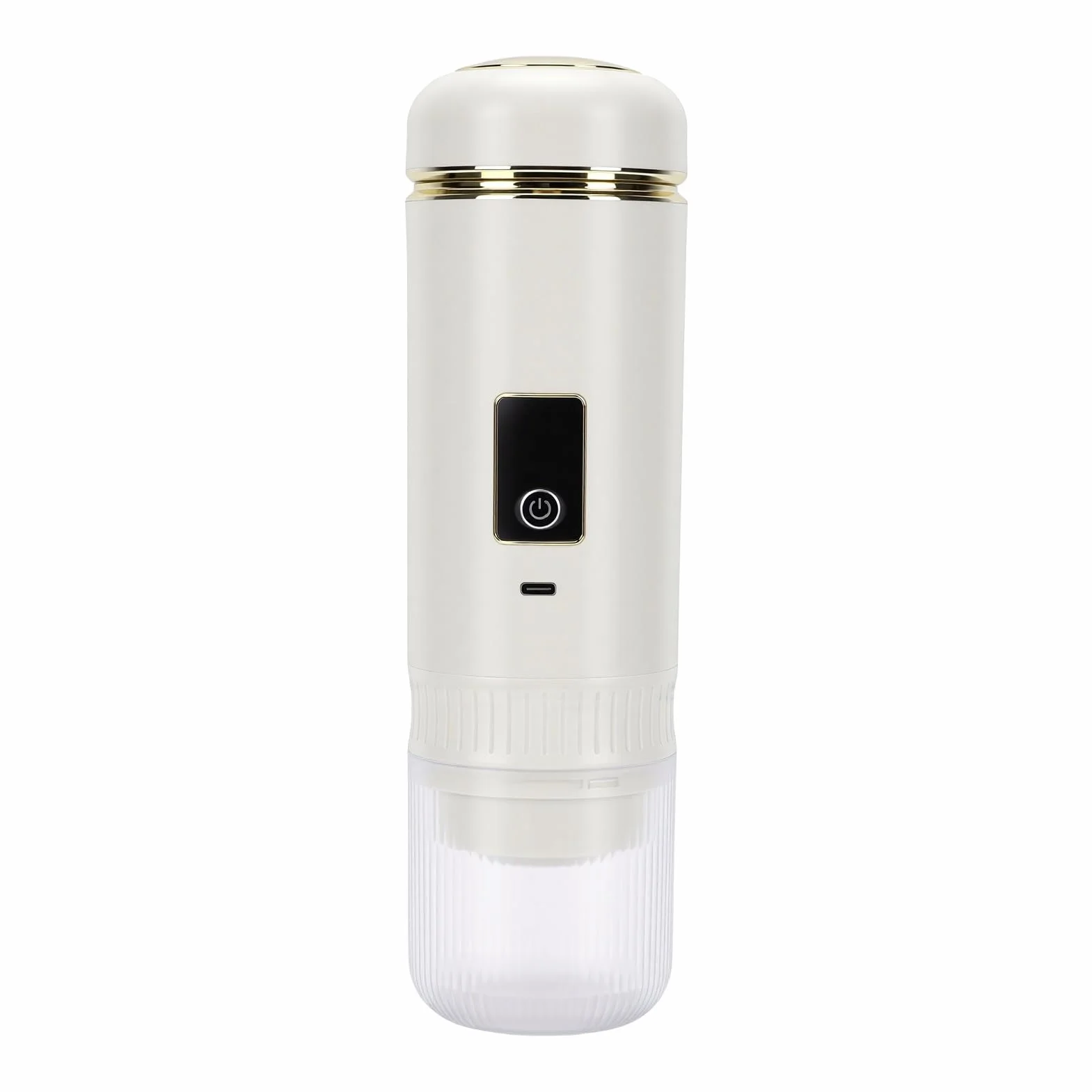 Asixxsix Pequeña Máquina de café Espresso Eléctrica Portátil, 200 Ml | 72W Autocalentamiento, Inalámbrico Recargable 7800mAh, Compatible con Cápsulas y Café Molido, para Viajes de Camping