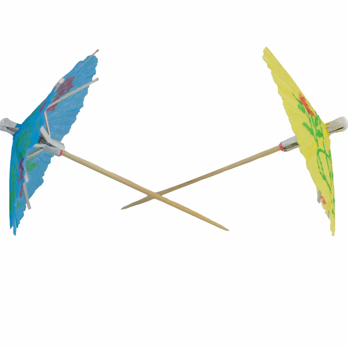 TRIXES 50 Parasoles de Papel Colorido para Fiestas Decoración Bebidas Cócteles Sombrillas