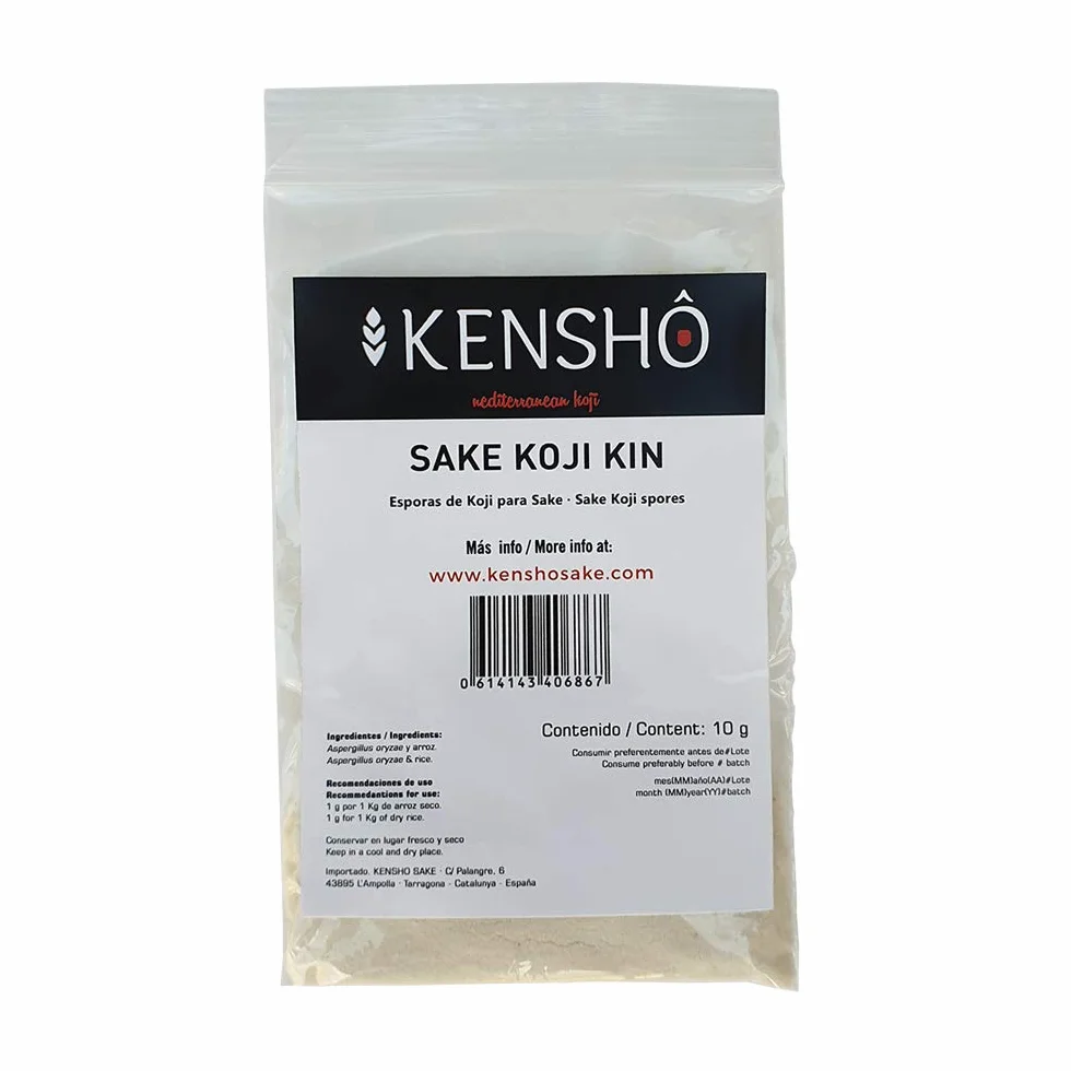 Kensho Sake Koji Kin Esporas Aspergillus oryzae 10 gr