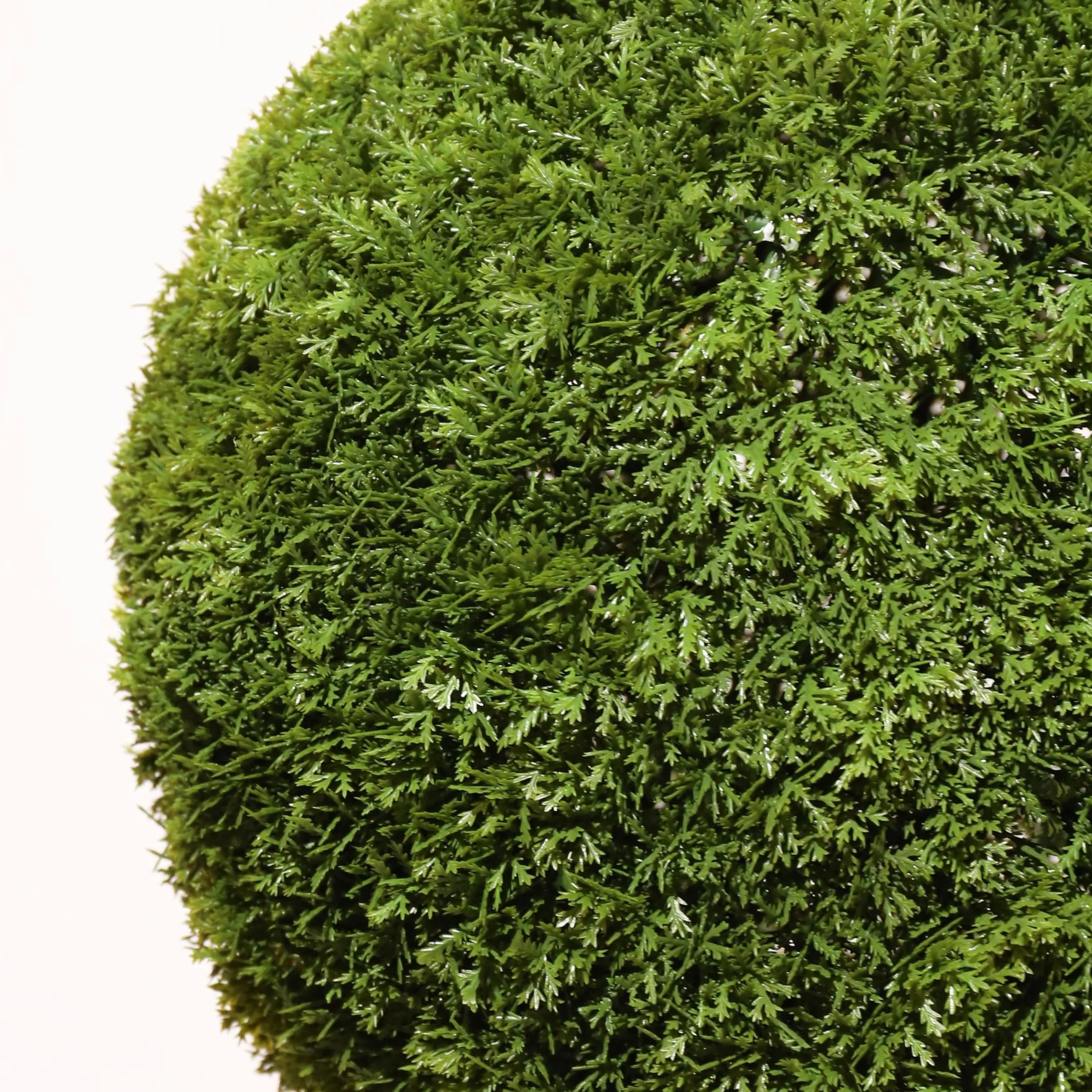 Bola de Boj Artificial Kenia 33 cm de diámetro | Esfera Artificial Exterior con Protección UV 5 Años | Topiario Decorativo para Jardín, Terraza y Entrada