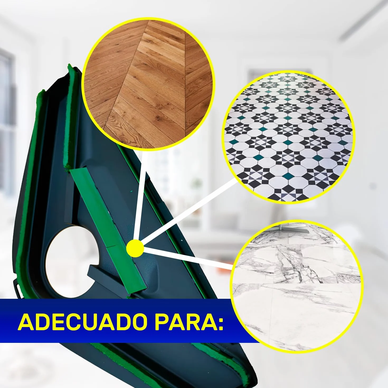 MONTERAL Cepillo con Borde de Goma y Cerdas para Modelos HD60 HD65 para Aspiradora con Código Original 58072 para Vorwerk Kobold VK200 VK220S - Garantía de 10 Años