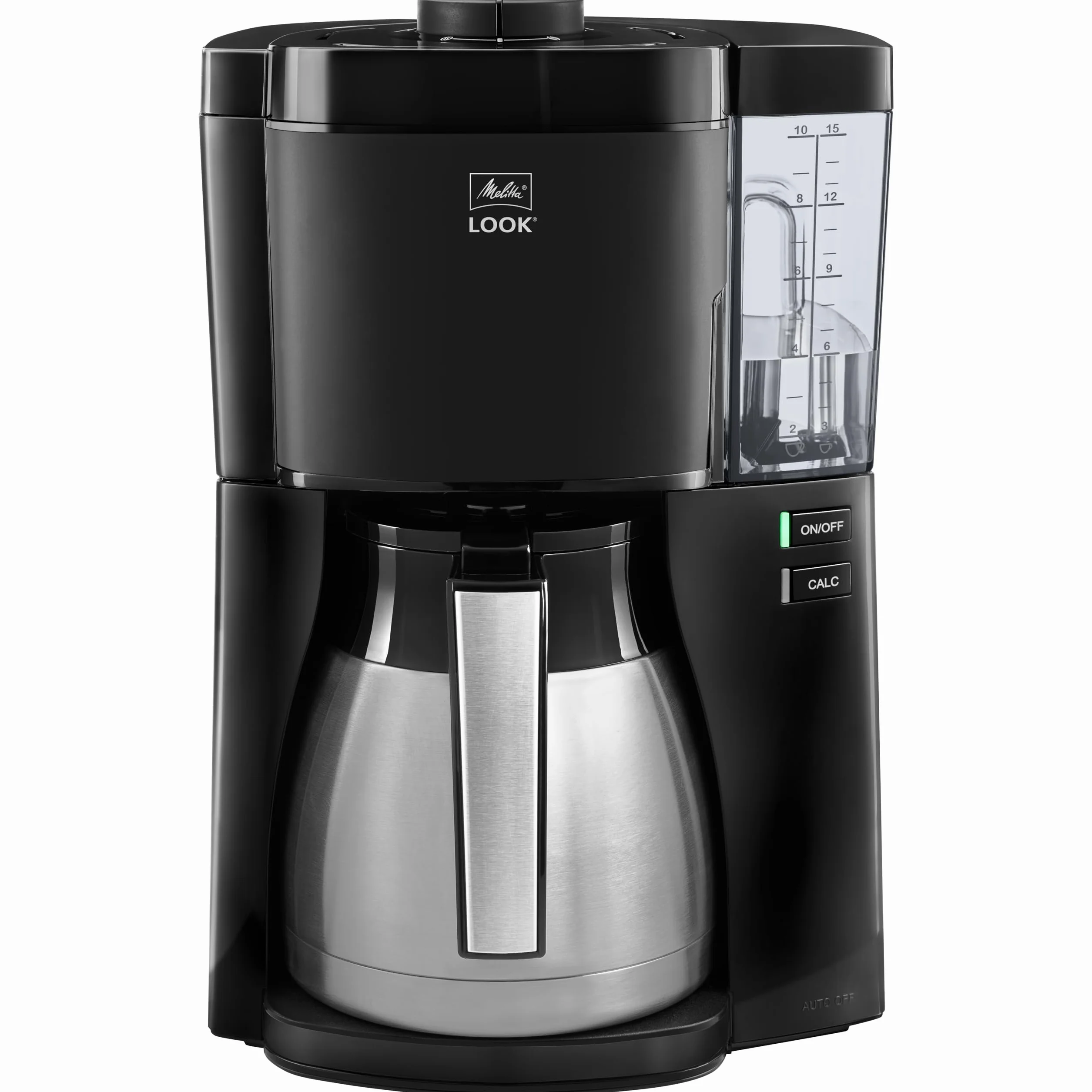 Melitta Cafetera de goteo Look V Therm 1025-12 Depósito Extraíble Selector de Aroma 10 Tazas