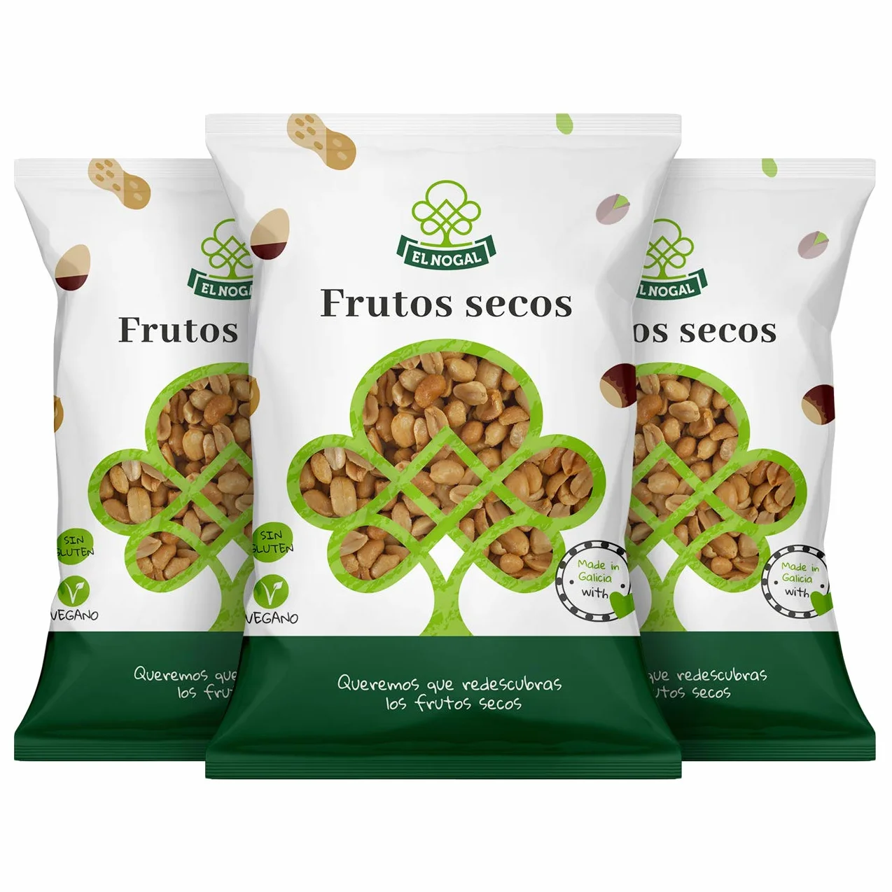 El Nogal Cacahuete Repelado Salado Bolsa