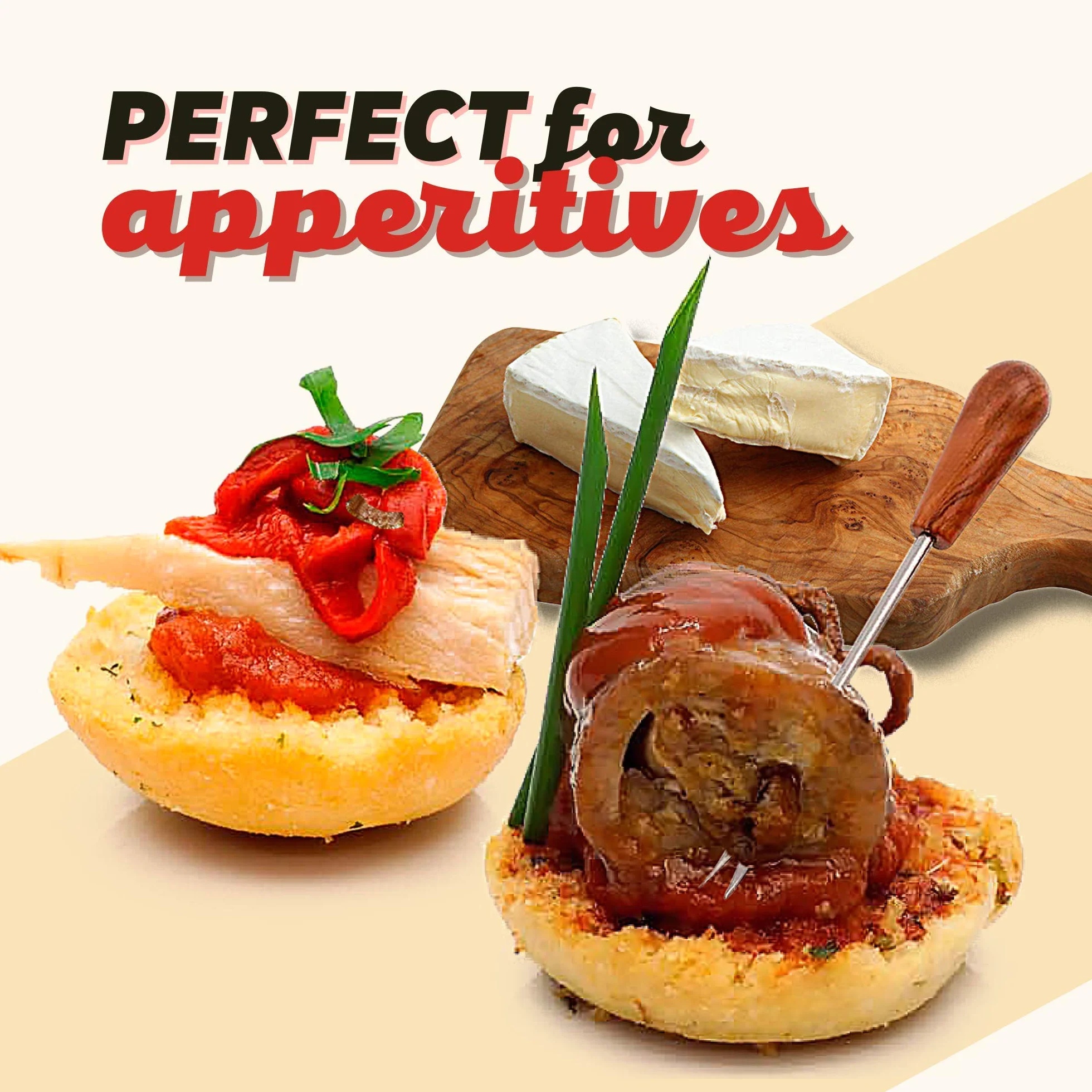 DOJA Barcelona | Pinchos para Caracoles | PACK 12 | Palillos Metalicos Reutilizables con Base de Madera | Mini Tenedores, utensilios para aperitivo, cocteleria, decoracion, entre otros usos...