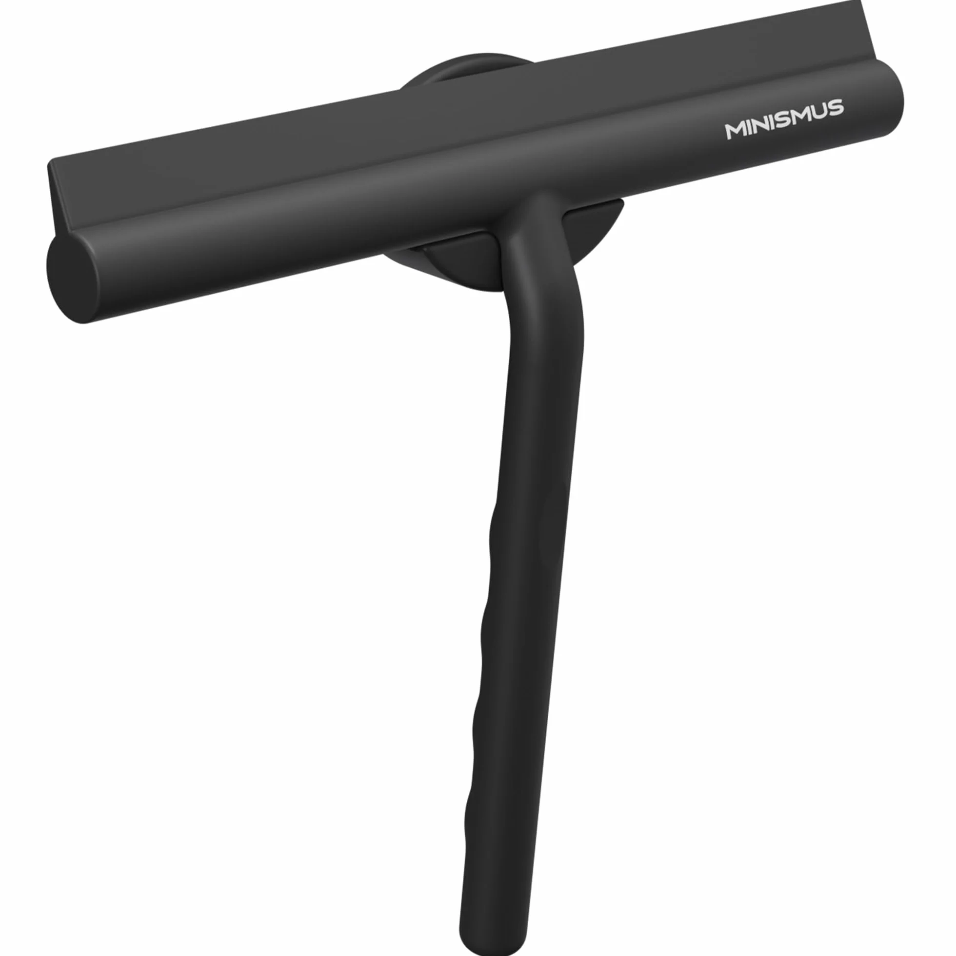Limpiacristales para Ducha 21 cm Negro Incluye Soporte magnético sin taladrar Autoadhesivo