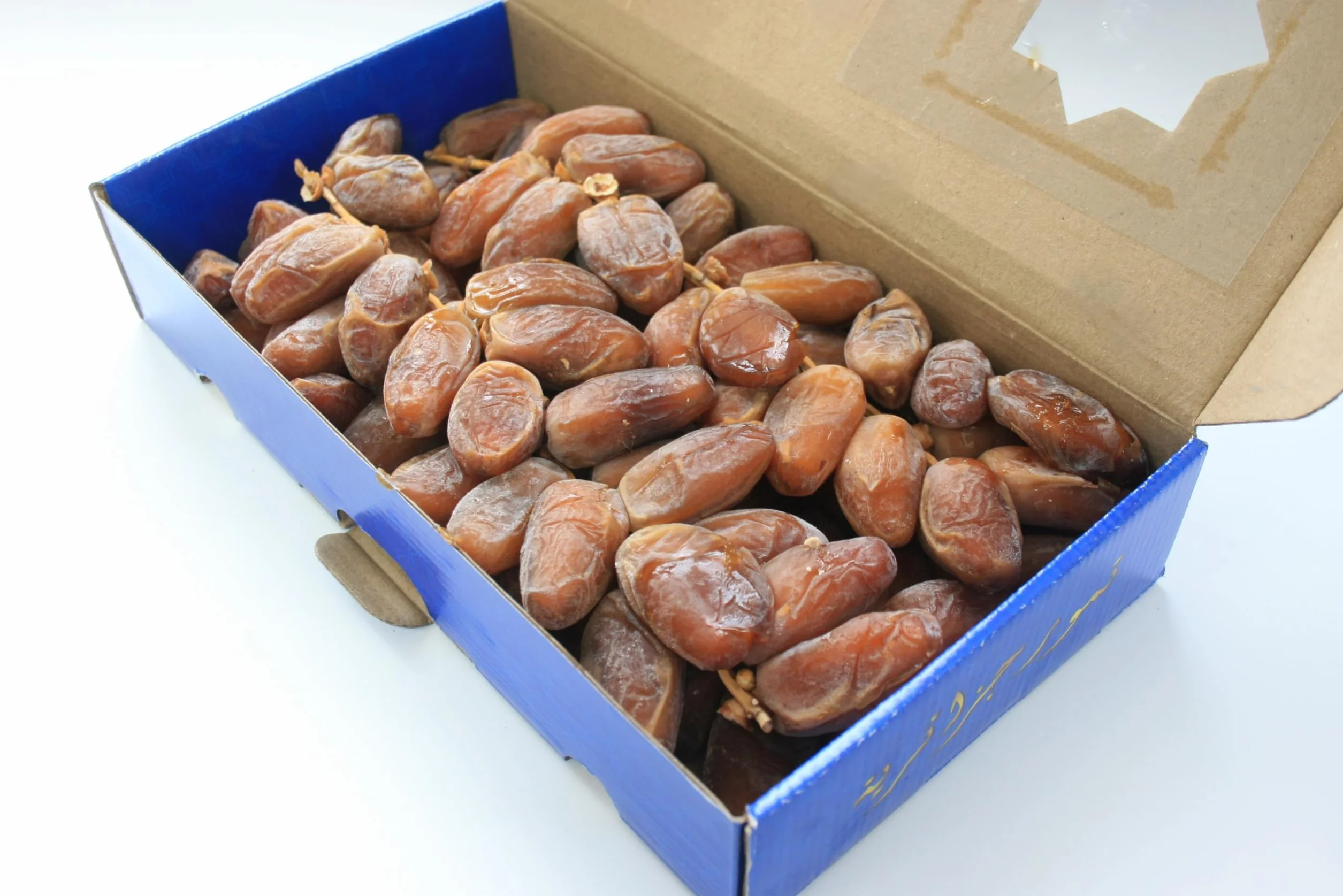 Dátiles Deglet Nour 1Kg en su rama, naturales, con hueso