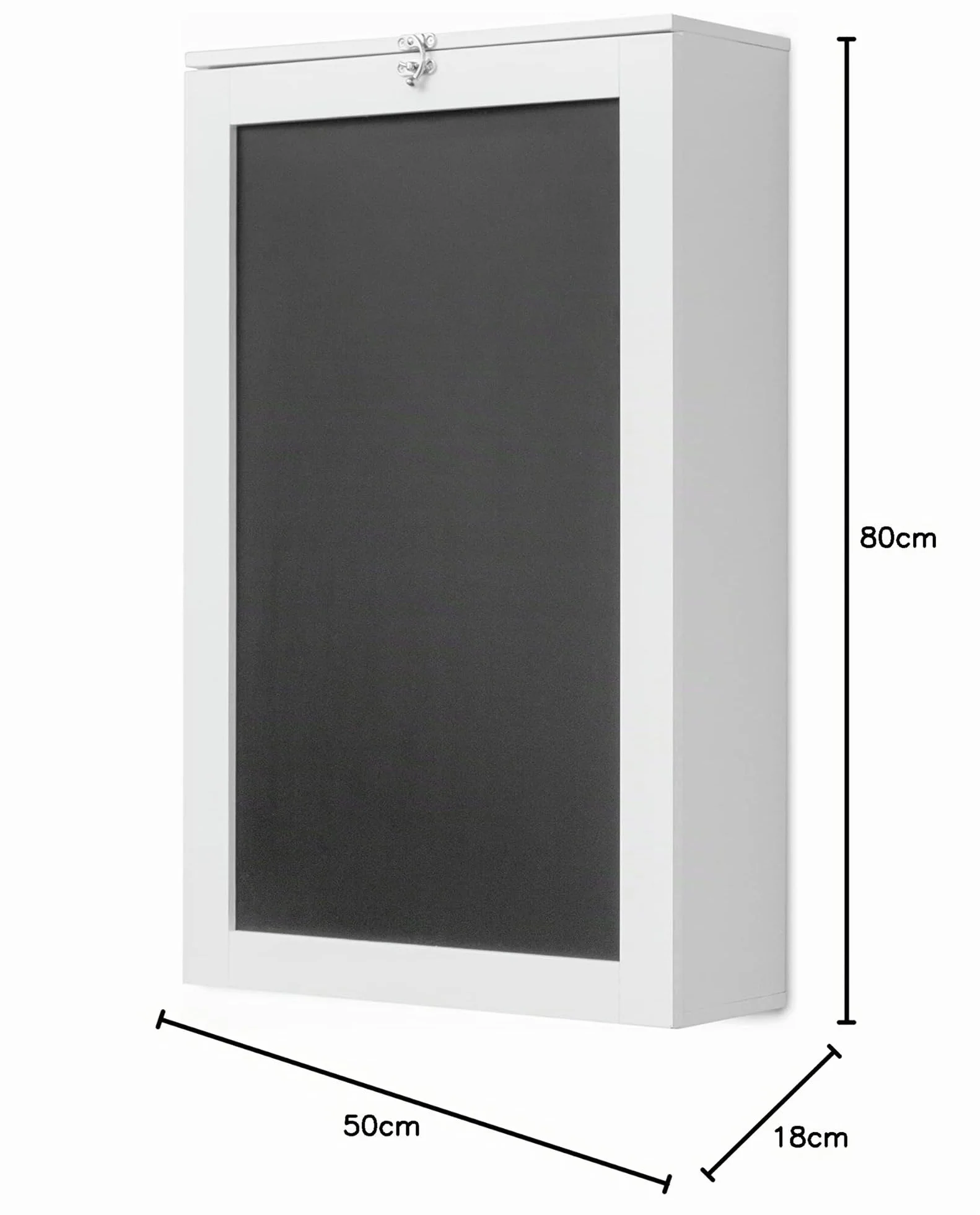 InnovaGoods Mesa Plegable de Pared Woldy 80x50x18 cm Blanco