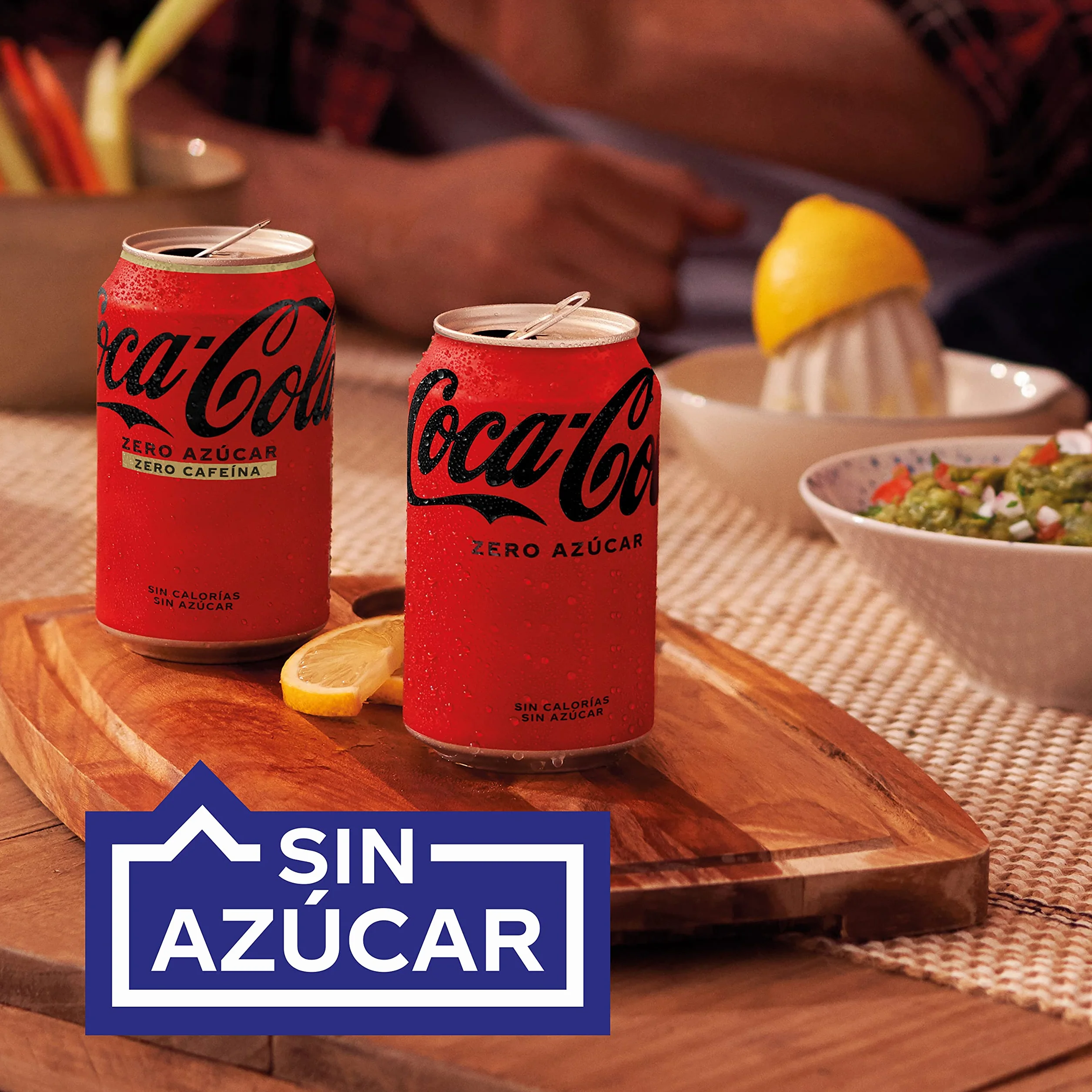 Coca-Cola Zero Azúcar Refresco de Cola sin Azúcar Pack 24 Latas 330 ml