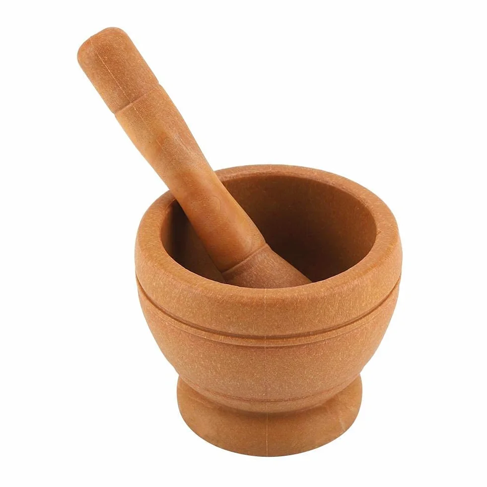 Mortero y maja de madera, mortero para especias, juego de morteros, mortero manual de cocina y maja para cocina