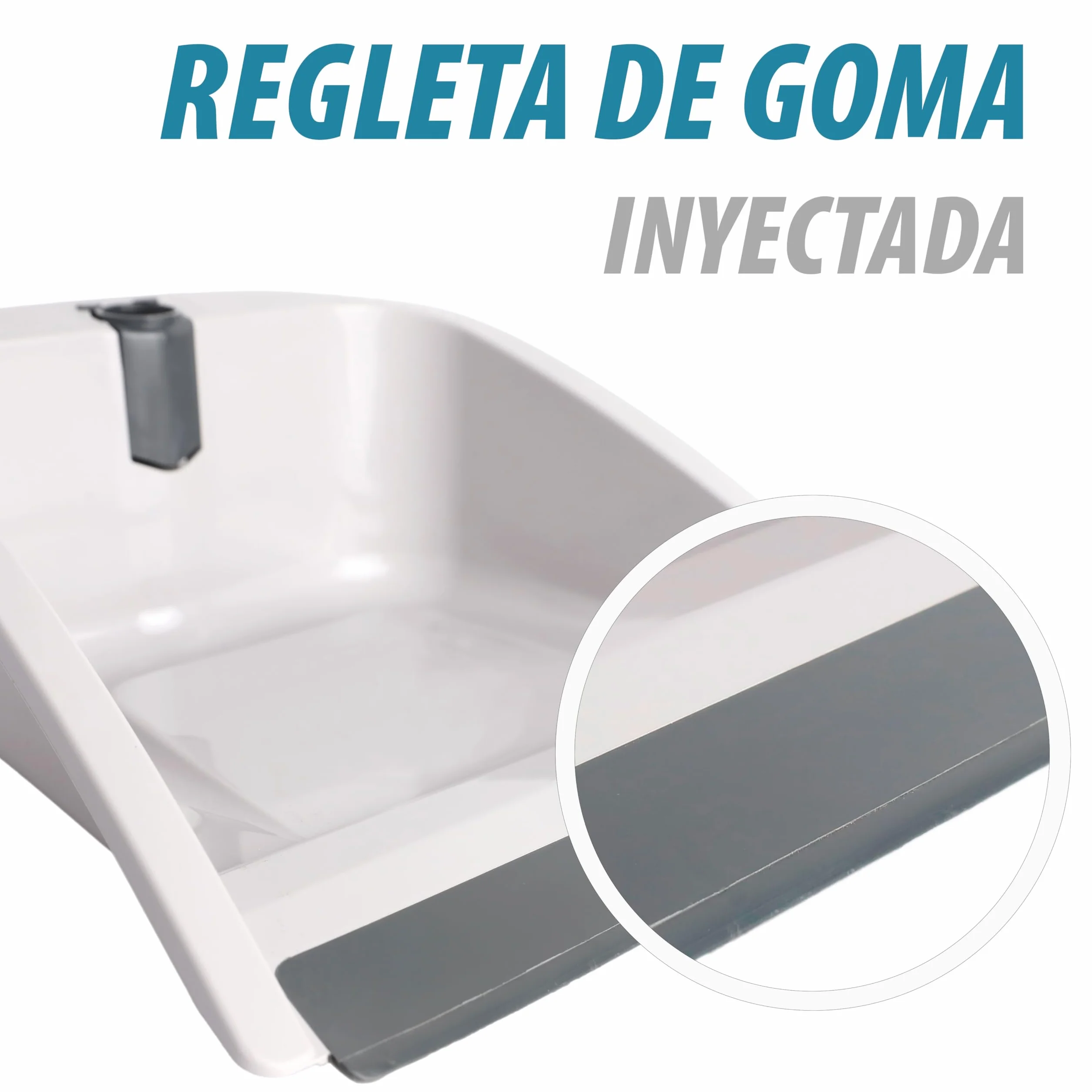 Recogedor Plegable Basura Atomic 28x25x92 cm Gris